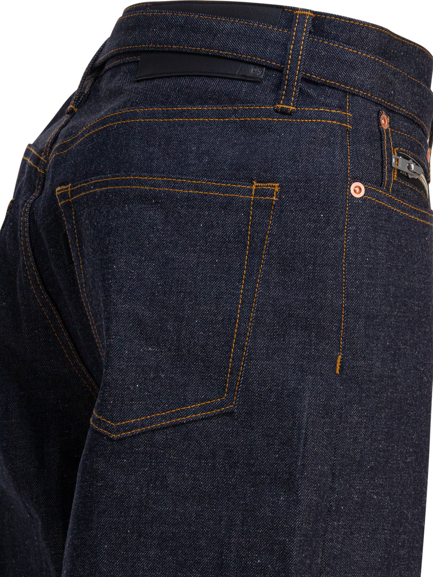 Jeans a gamba larga Denim  Blu - Sacai Uomo | PDP | VIETTI Online Store | thumbnail_4