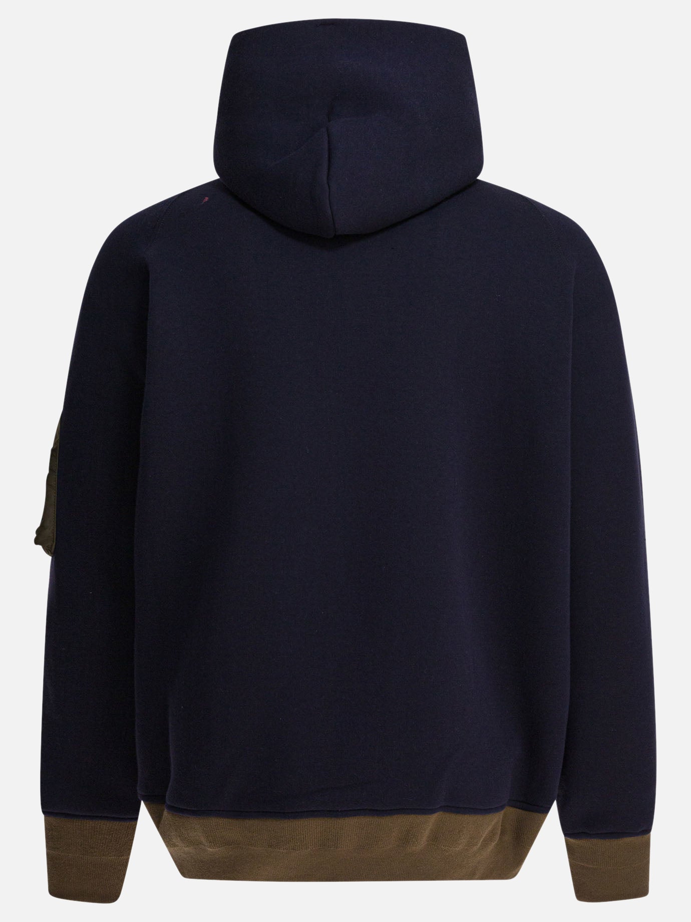 Felpe con zip Solid colour  Blu - Sacai Uomo | PDP | VIETTI Online Store | thumbnail_2