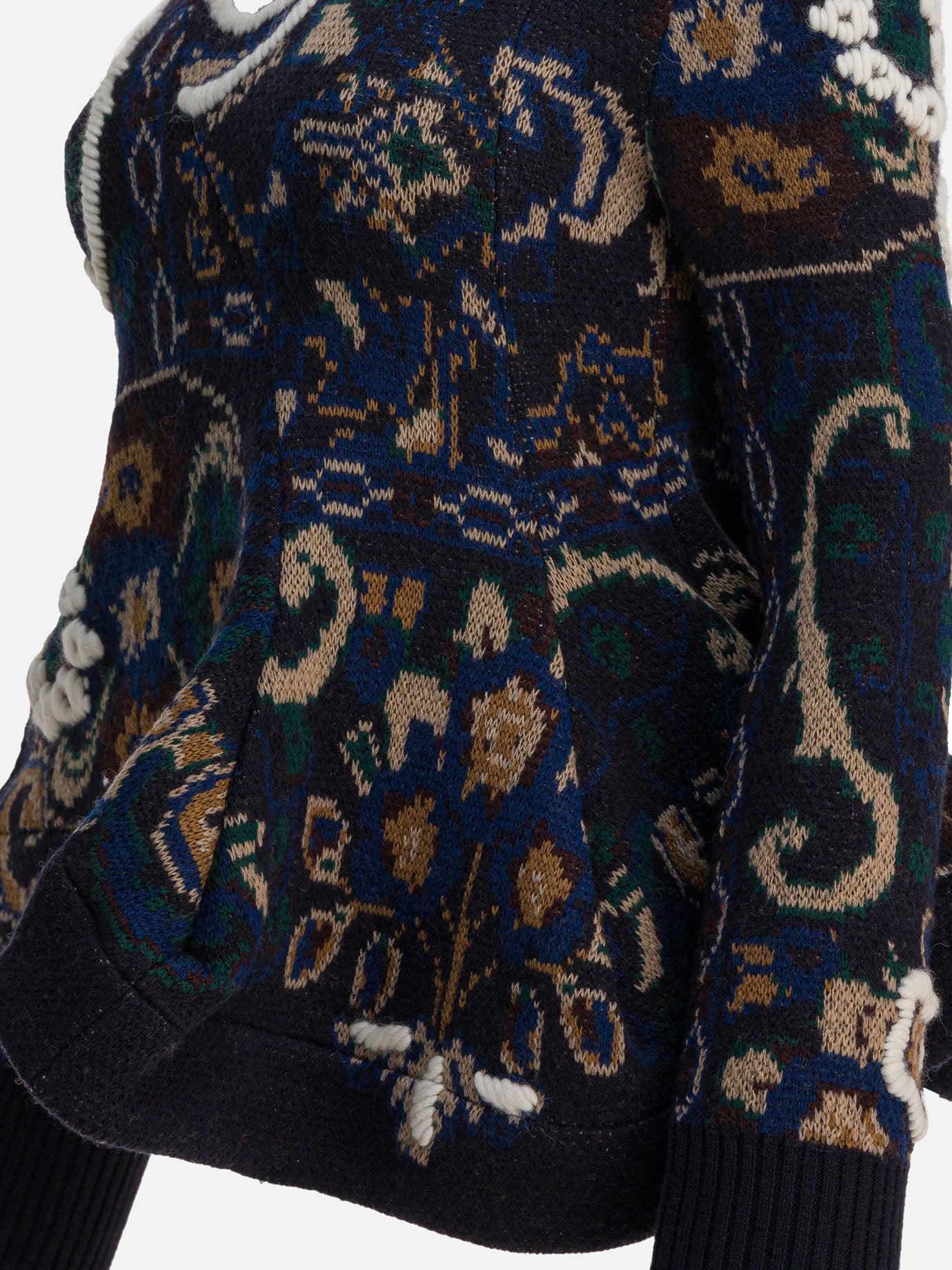Maglioni girocollo Floral  Blu - Sacai Donna | PDP | VIETTI Online Store | Zoom-Modal_4
