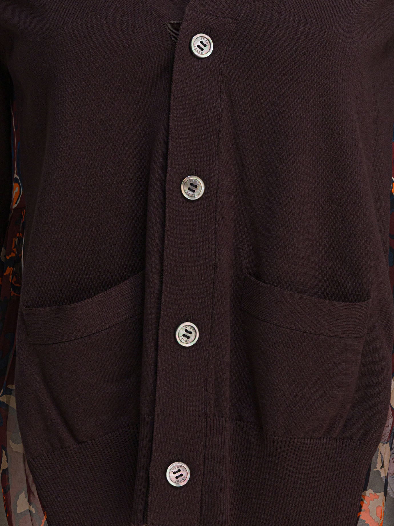 Cardigan Floral  Marrone - Sacai Donna | PDP | VIETTI Online Store | thumbnail_3