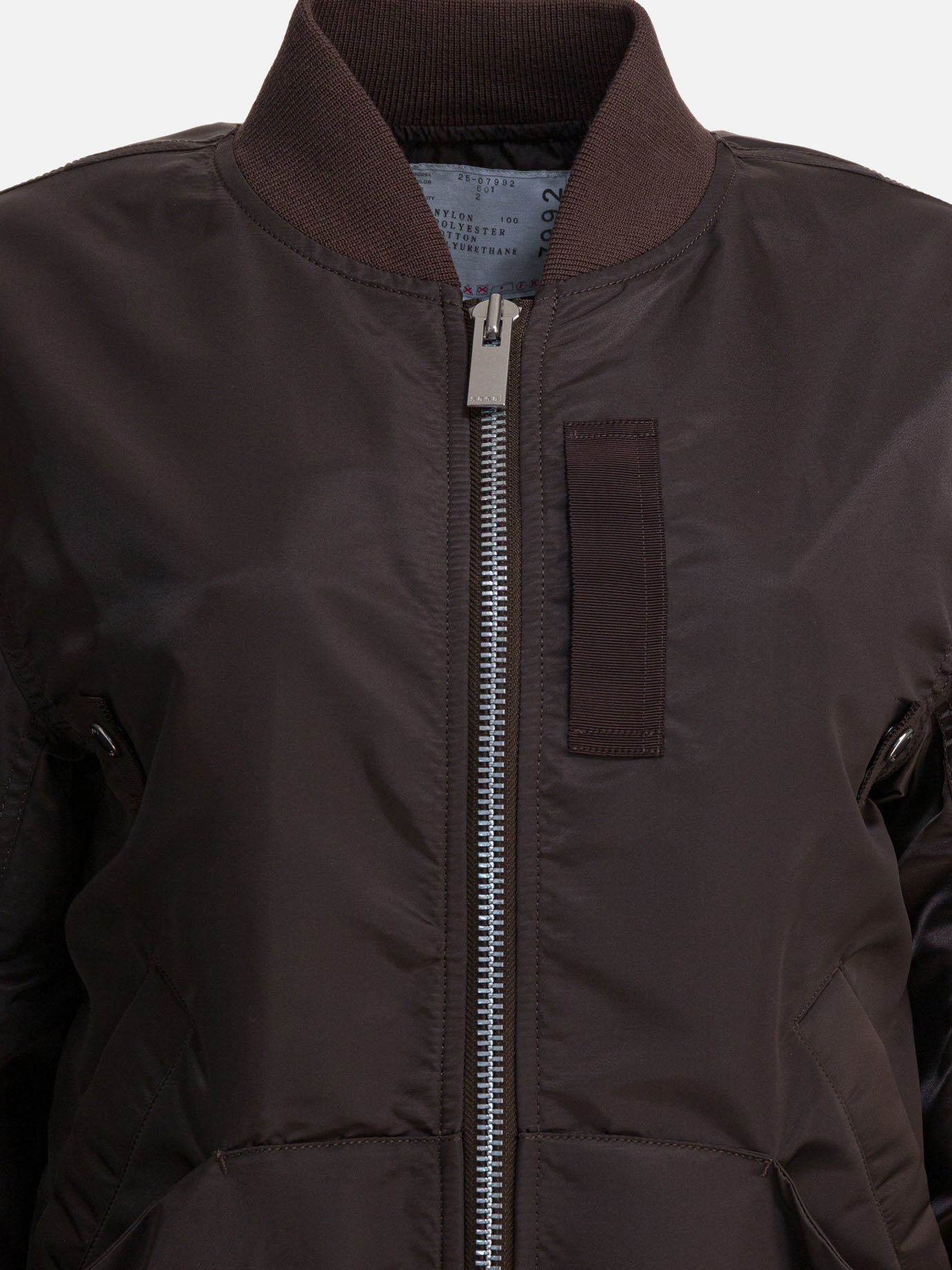 Bomber jackets Solid colour  Brown - Sacai Women | PDP | VIETTI Online Store | thumbnail_3