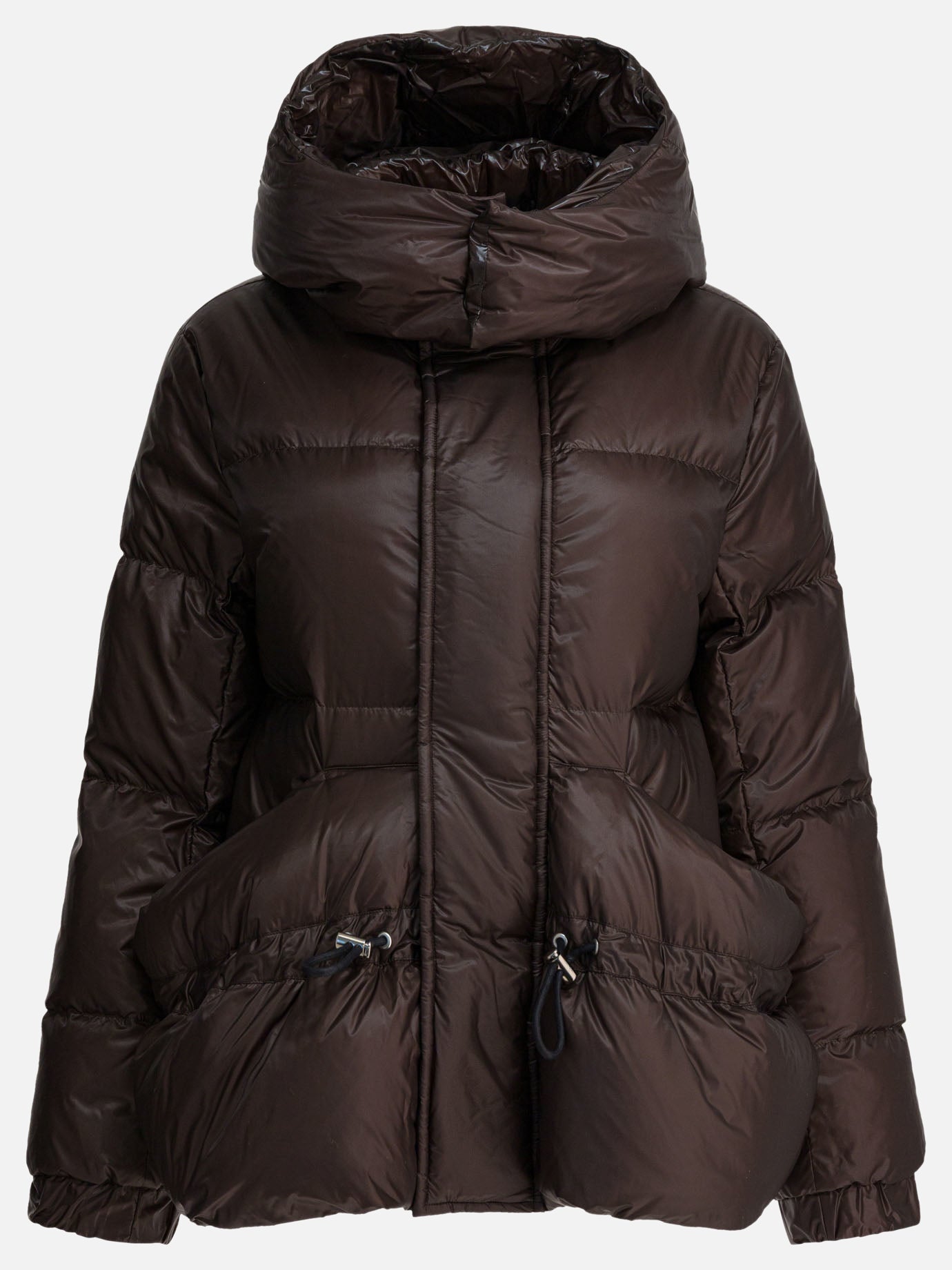 Down jackets Solid colour  Brown - Sacai Women | PDP | VIETTI Online Store | Zoom-Modal
