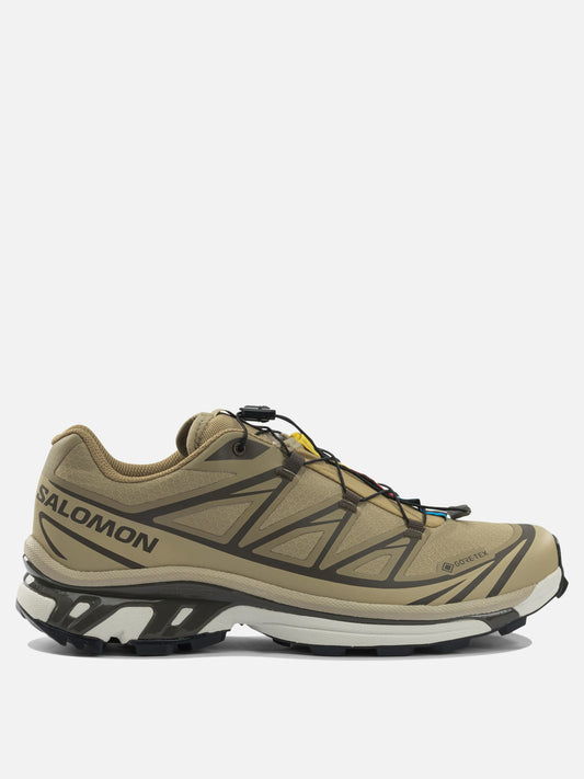 Sneaker alte 50% synthetic leather 50% mesh - 100% rubber  Beige - Salomon Uomo | PDP | VIETTI Online Store 
