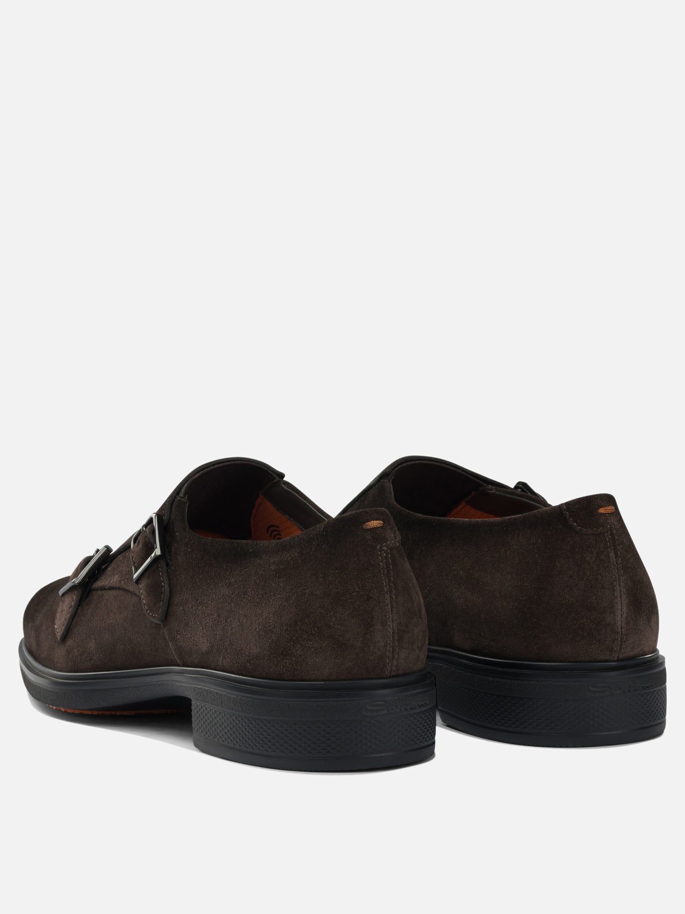 Loafers 100% suede - 100% rubber  Brown - Santoni Men | PDP | VIETTI Online Store | thumbnail_4