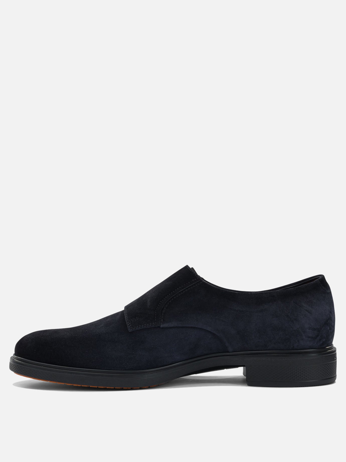 Loafers 100% suede - 100% rubber  Blue - Santoni Men | PDP | VIETTI Online Store | Zoom-Modal_3

