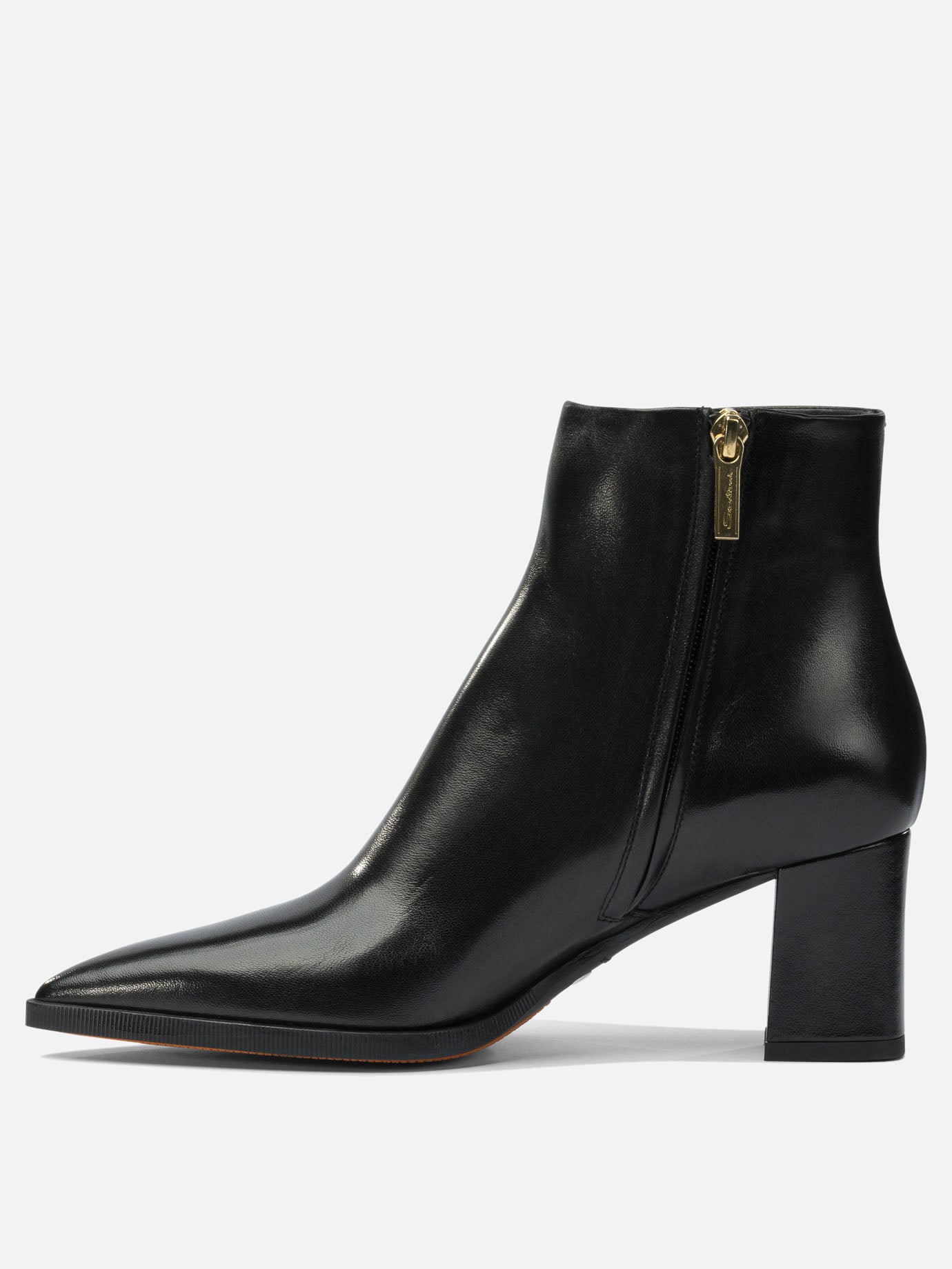 Zipped boots 100% calf leather - 100% calf leather  Black - Santoni Women | PDP | VIETTI Online Store | Zoom-Modal_3
