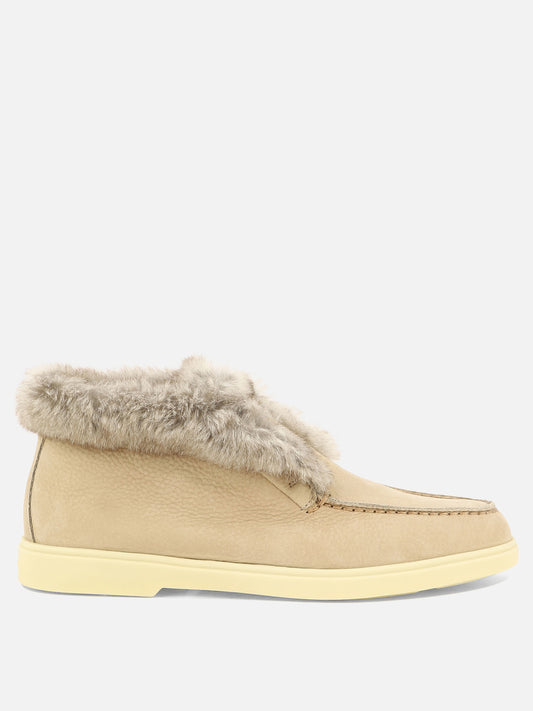 Stivaletti pull-on 100% calf leather - 100% rubber  Rosa - Santoni Donna | VIETTI Online Store 
