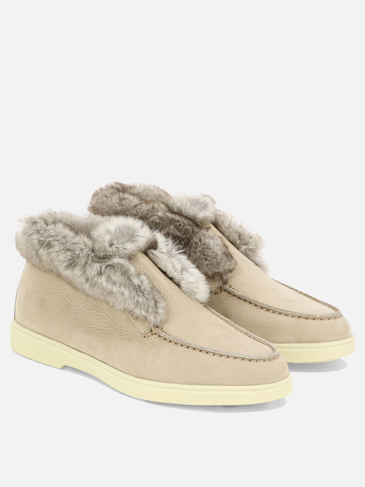 Stivaletti pull-on 100% calf leather - 100% rubber  Rosa - Santoni Donna | VIETTI Online Store | 2
