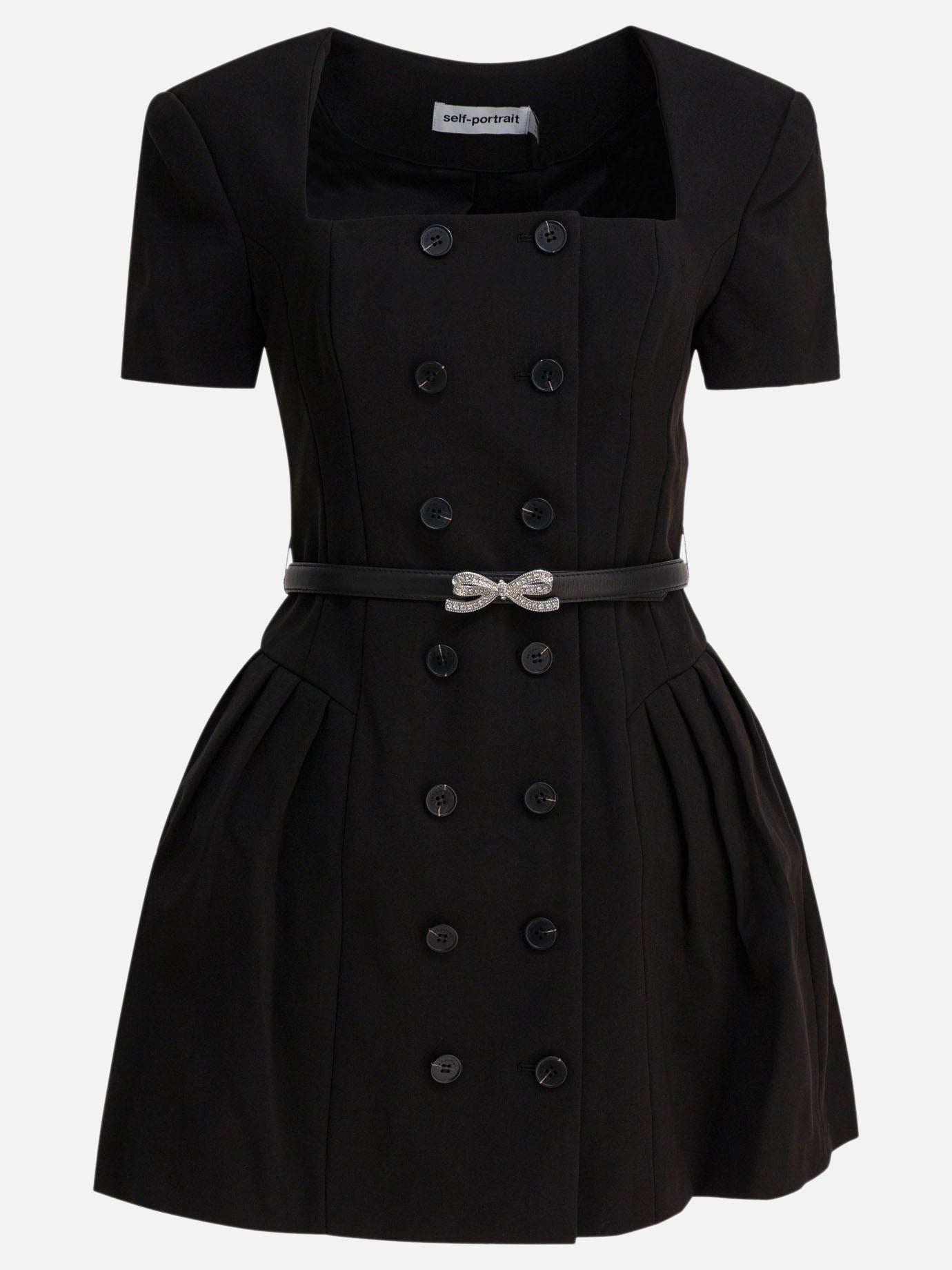 Mini dresses Solid colour  Black - Self-portrait Women | PDP | VIETTI Online Store | Zoom-Modal
