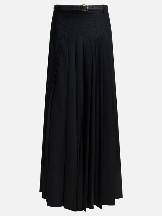 Long skirts Solid colour  Black - Self-portrait Women | PDP | VIETTI Online Store 
