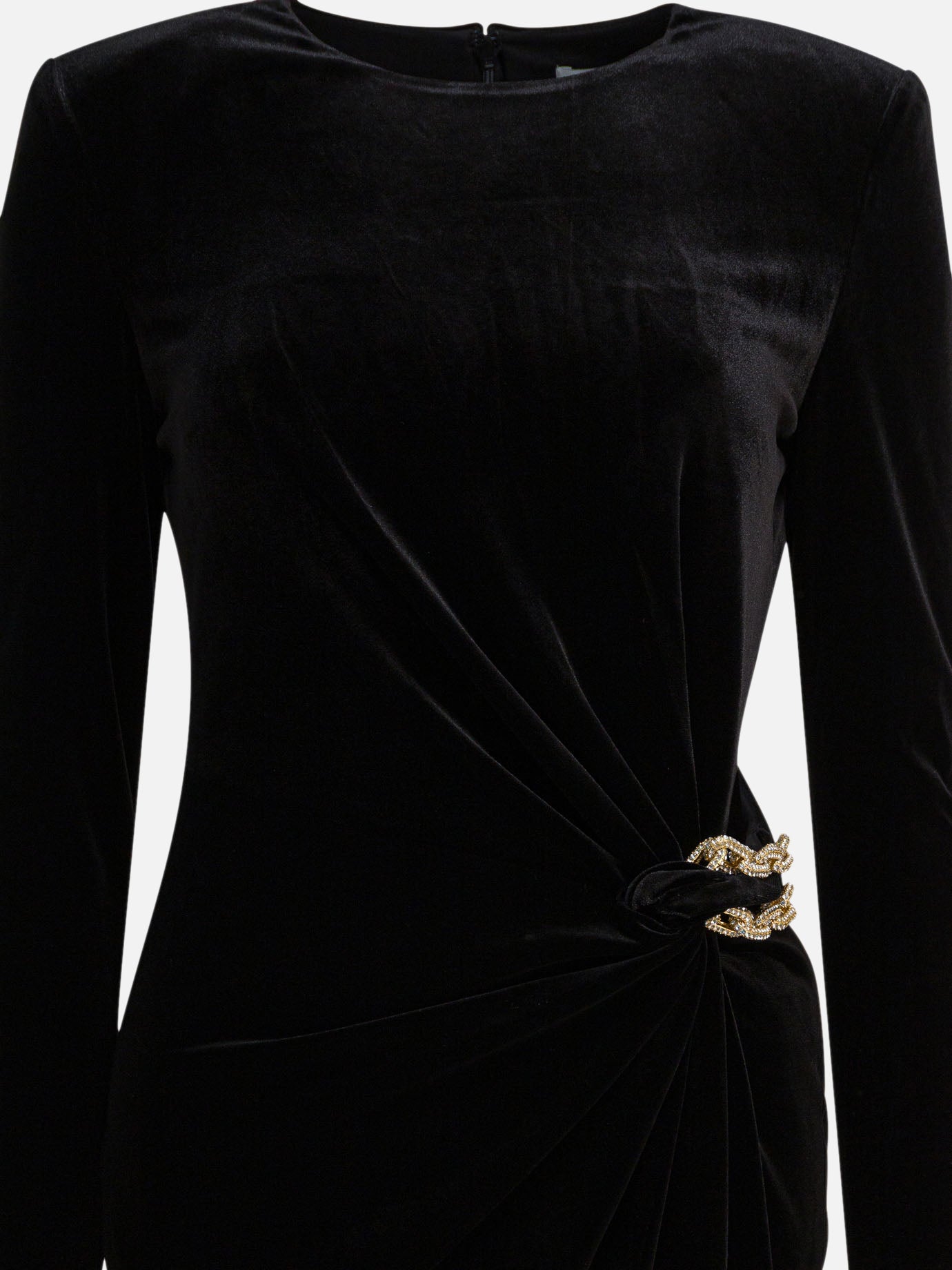 Abiti midi Solid colour  Nero - Self-portrait Donna | PDP | VIETTI Online Store | Zoom-Modal_3
