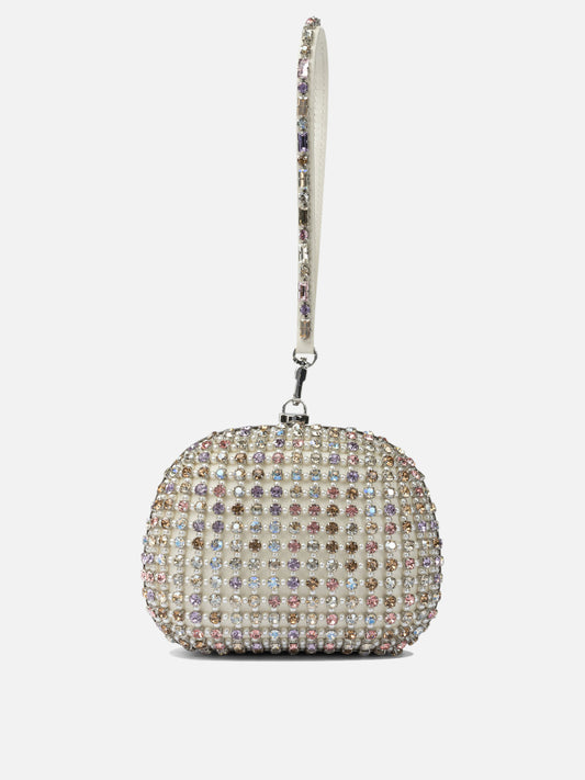 Minaudiere 100% cow leather  Argento - Self-portrait Donna | PDP | VIETTI Online Store 
