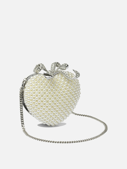 Minaudiere 100% cow leather  Beige - Self-portrait Donna | VIETTI Online Store | 2
