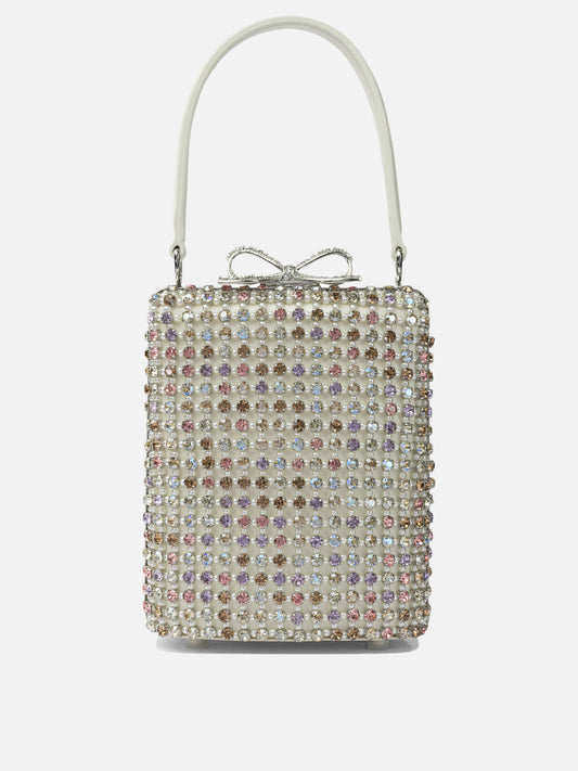 Borse mini 100% cow leather  Argento - Self-portrait Donna | PDP | VIETTI Online Store 
