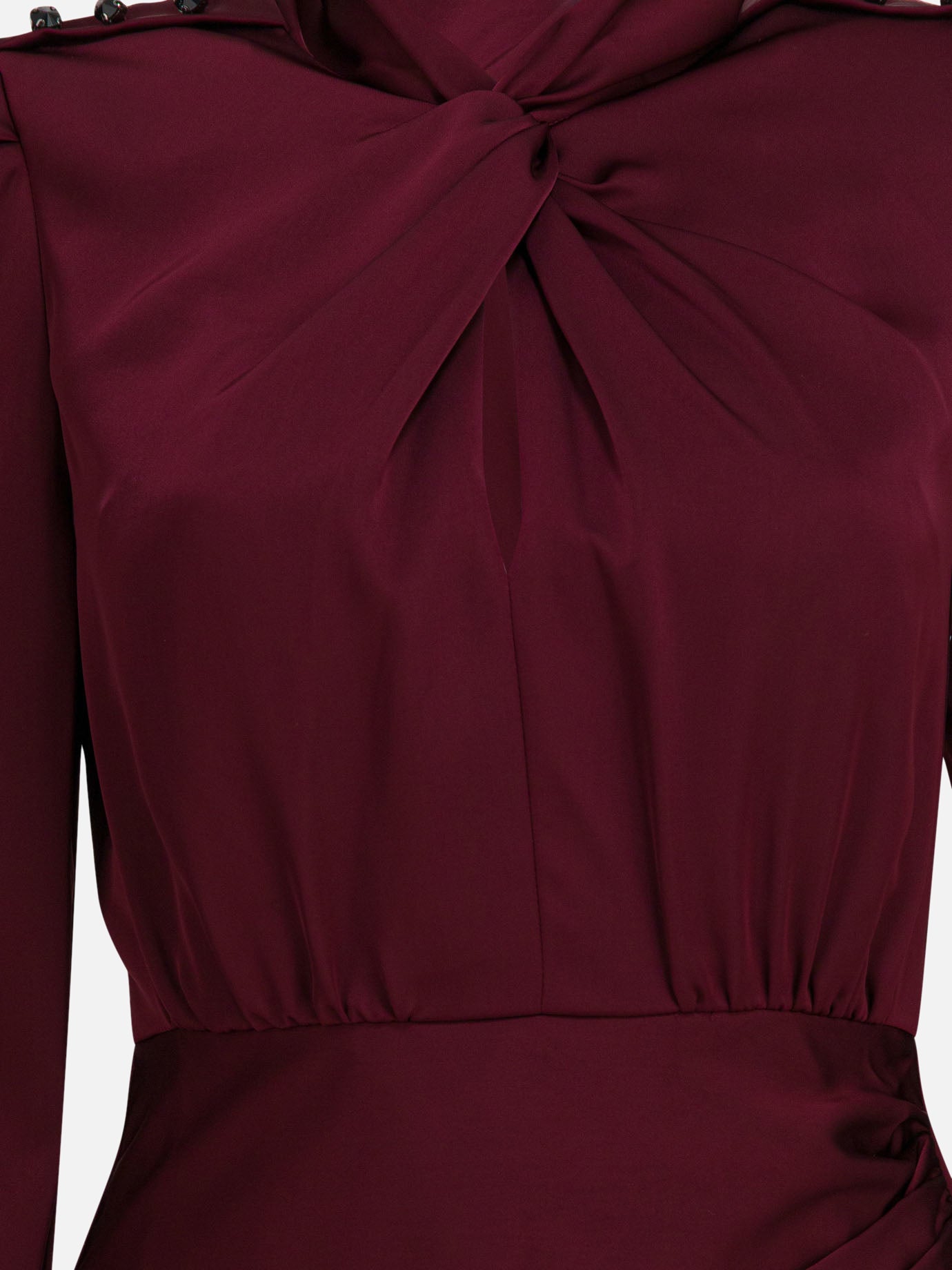 Midi dresses Solid colour  Purple - Self-portrait Women | PDP | VIETTI Online Store | Zoom-Modal_3
