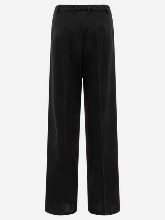 Pantaloni casual Solid colour  Nero - Semper Donna | PLP | VIETTI Online Store | 2
