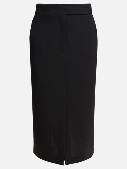 Gonne midi Solid colour  Nero - Semper Donna | PLP | VIETTI Online Store 
