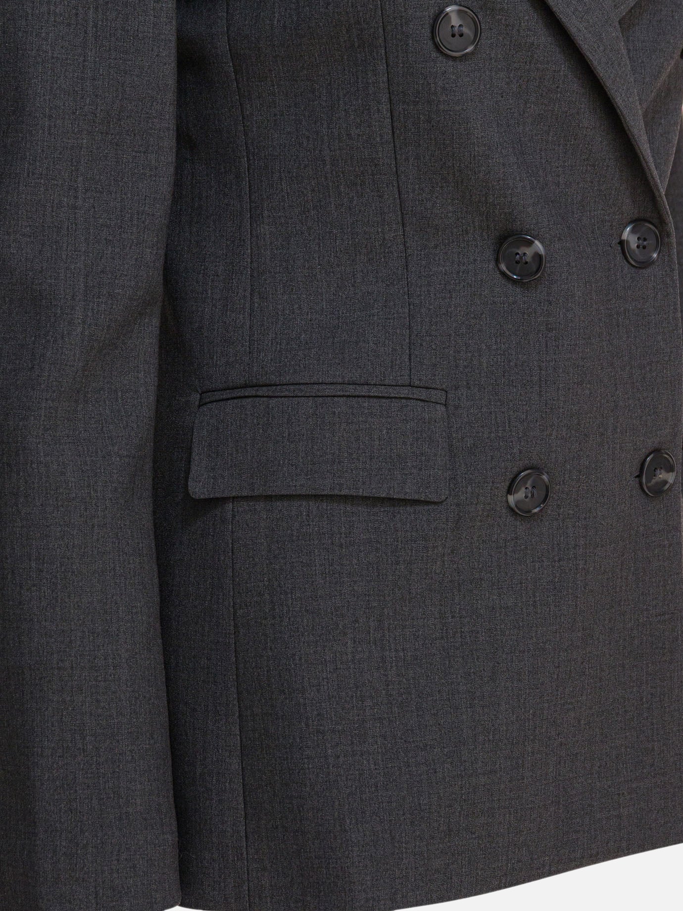 Blazer Solid colour  Grigio - Semper Donna | PDP | VIETTI Online Store | Zoom-Modal_4
