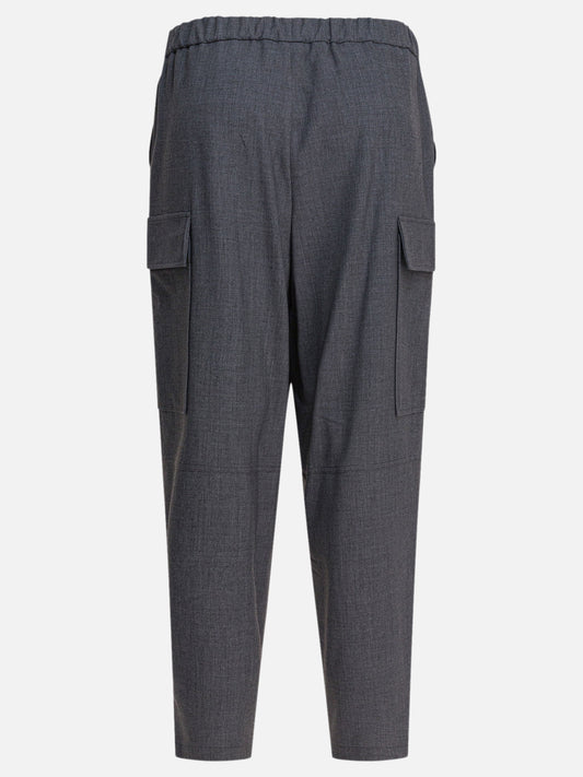 Pantaloni cargo & parachute Solid colour  Grigio - Semper Donna | PLP | VIETTI Online Store | 2
