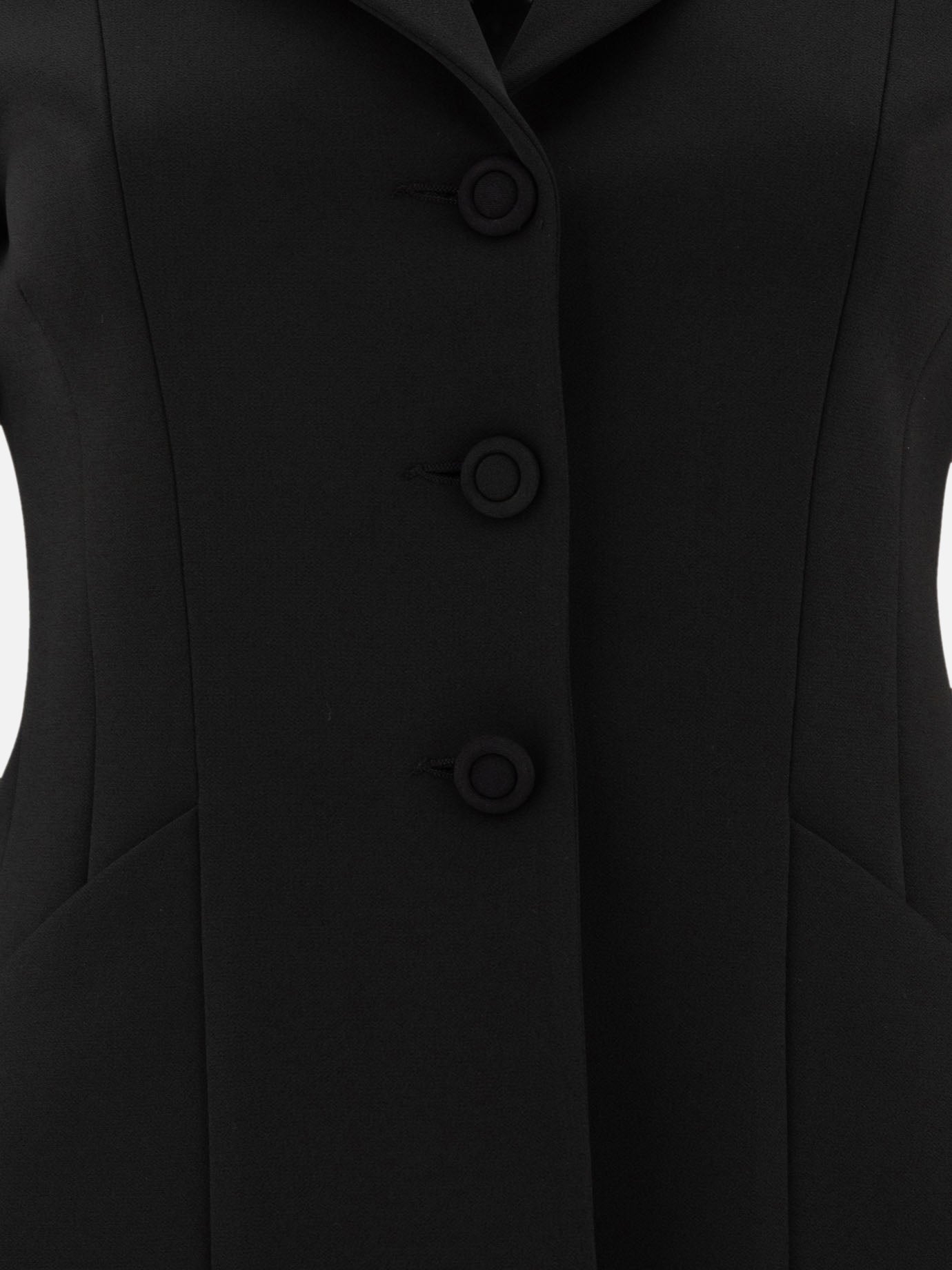 Blazer Solid colour  Nero - Semper Donna | PDP | VIETTI Online Store | thumbnail_3