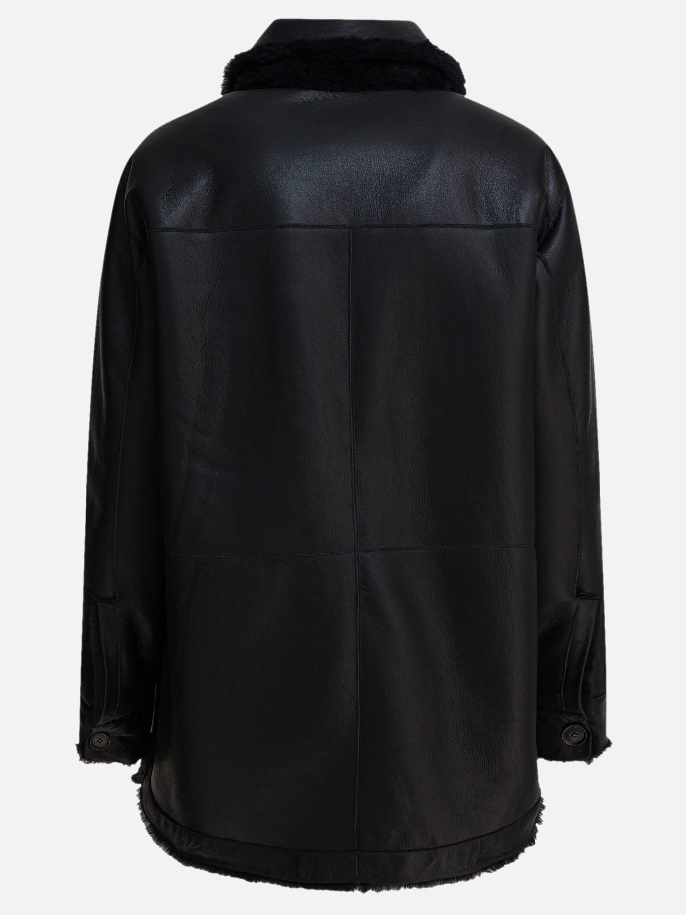Long coats Solid colour  Black - Semper Women | PDP | VIETTI Online Store | Zoom-Modal_4
