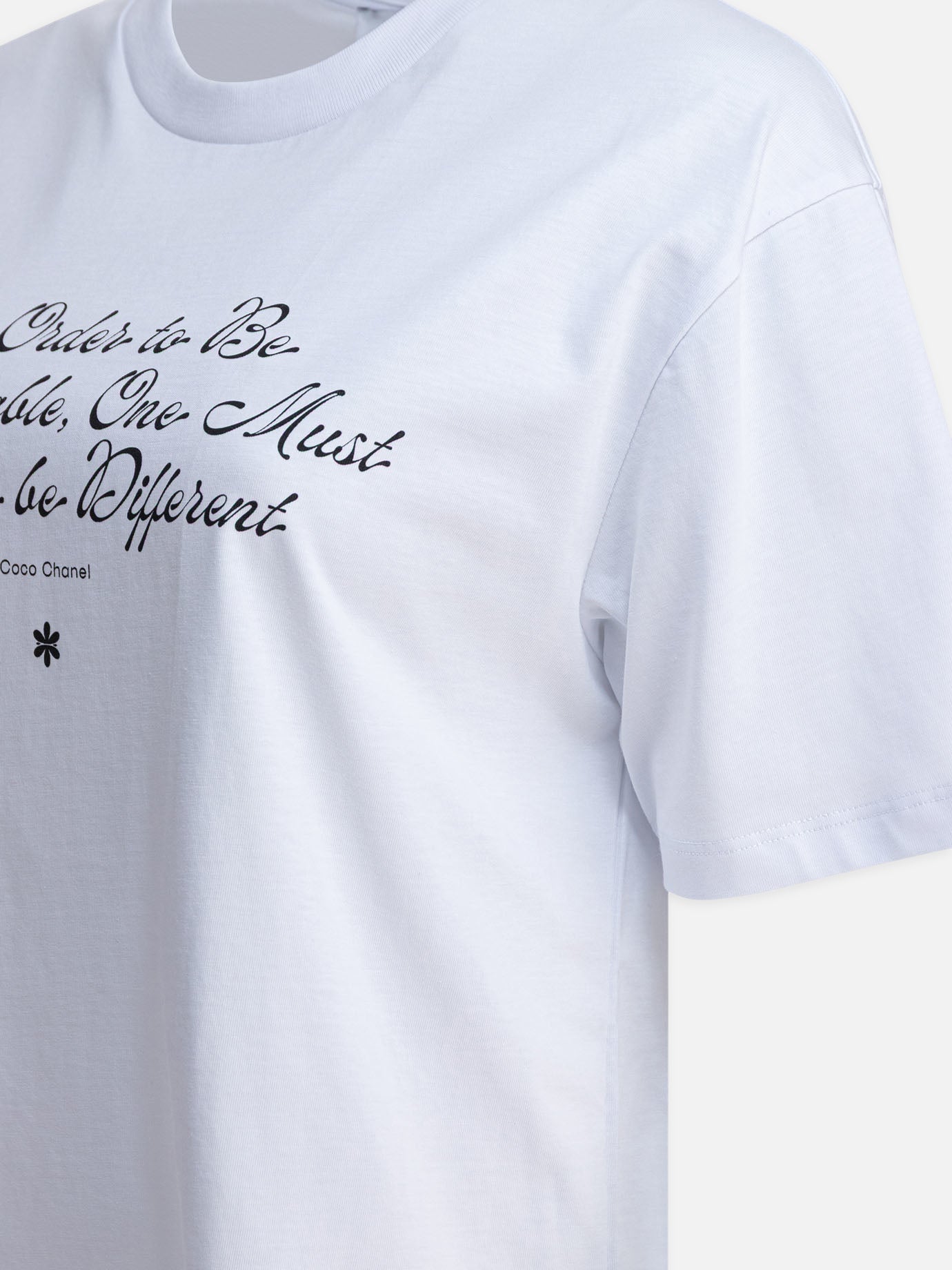 T-shirt girocollo Print  Bianco - Semper Donna | PDP | VIETTI Online Store | Zoom-Modal_4
