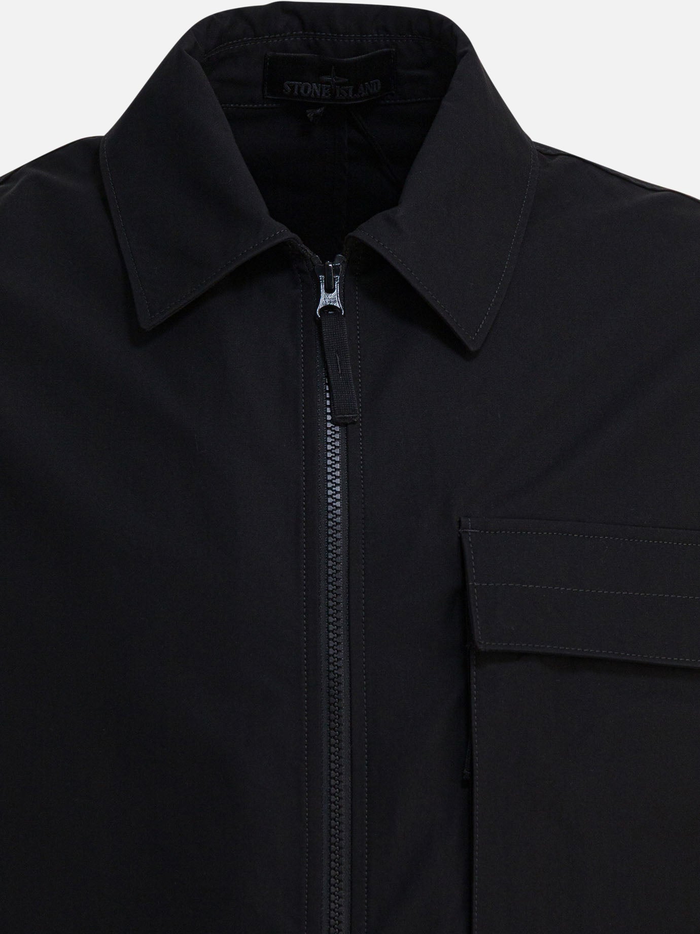 Giacche leggere & Trapuntate Logo  Nero - Stone Island Uomo | PDP | VIETTI Online Store | Zoom-Modal_3

