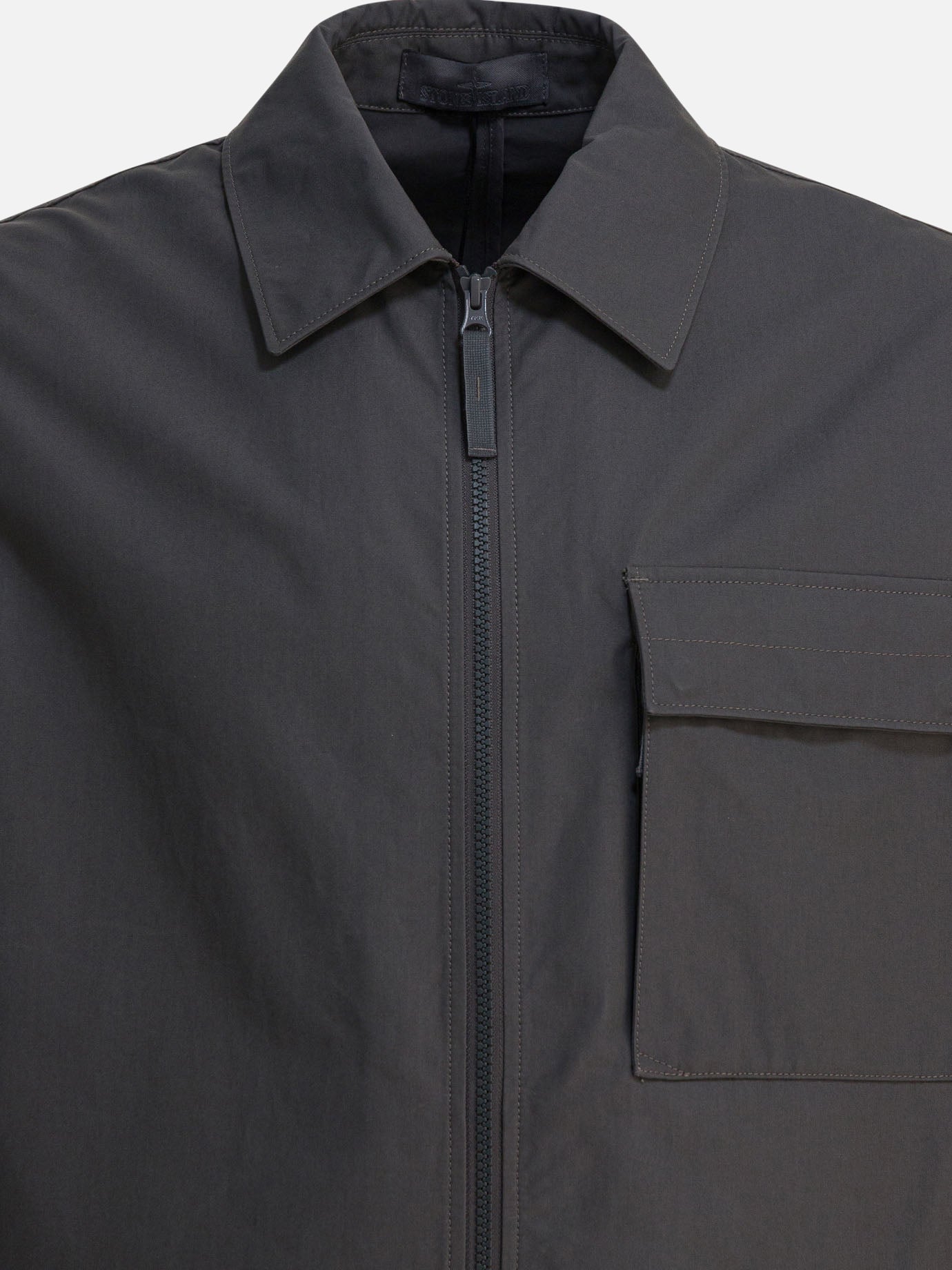 Giacche leggere & Trapuntate Logo  Grigio - Stone Island Uomo | PDP | VIETTI Online Store | Zoom-Modal_3
