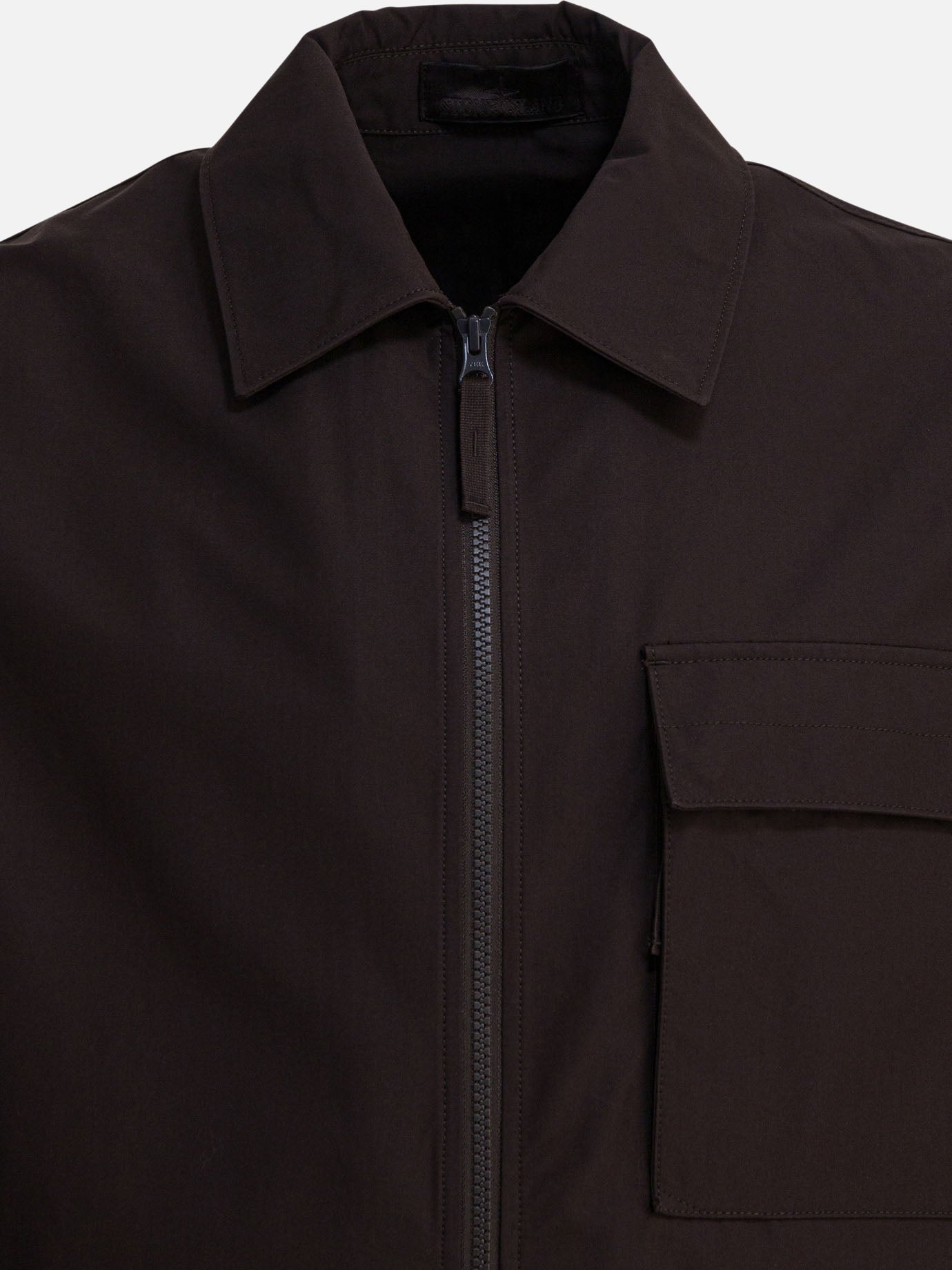 Giacche leggere & Trapuntate Logo  Marrone - Stone Island Uomo | PDP | VIETTI Online Store | Zoom-Modal_3
