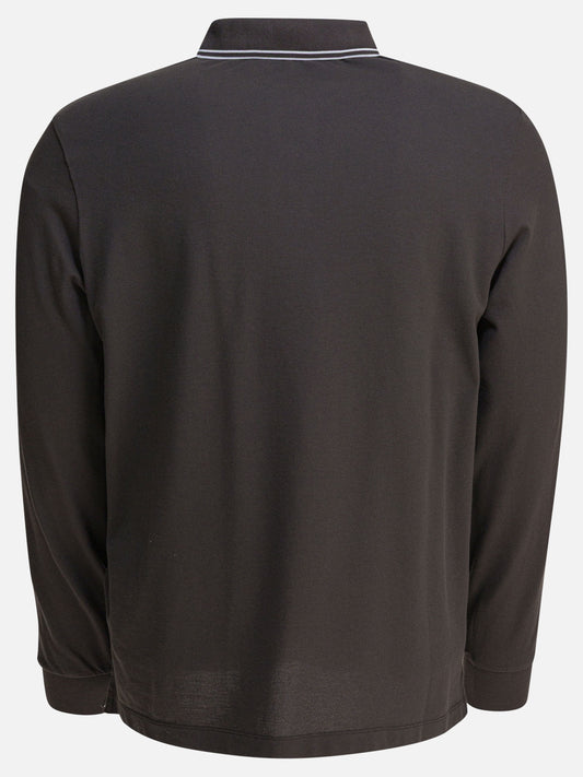 Stone Island Polo in cotone biologico e piqué 25578993_M Grey 2