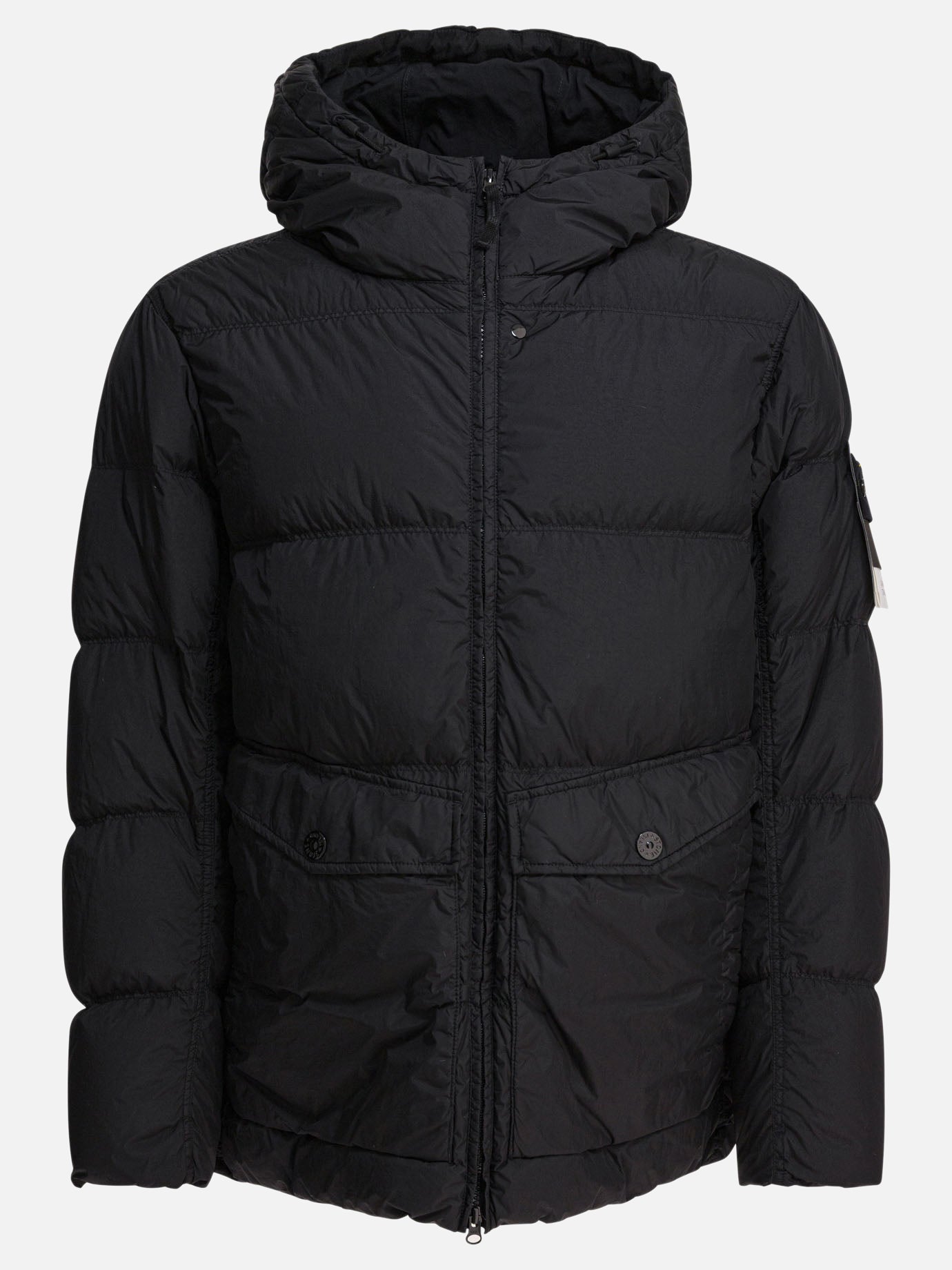 Down jackets Logo  Black - Stone Island Men | PDP | VIETTI Online Store | Zoom-Modal
