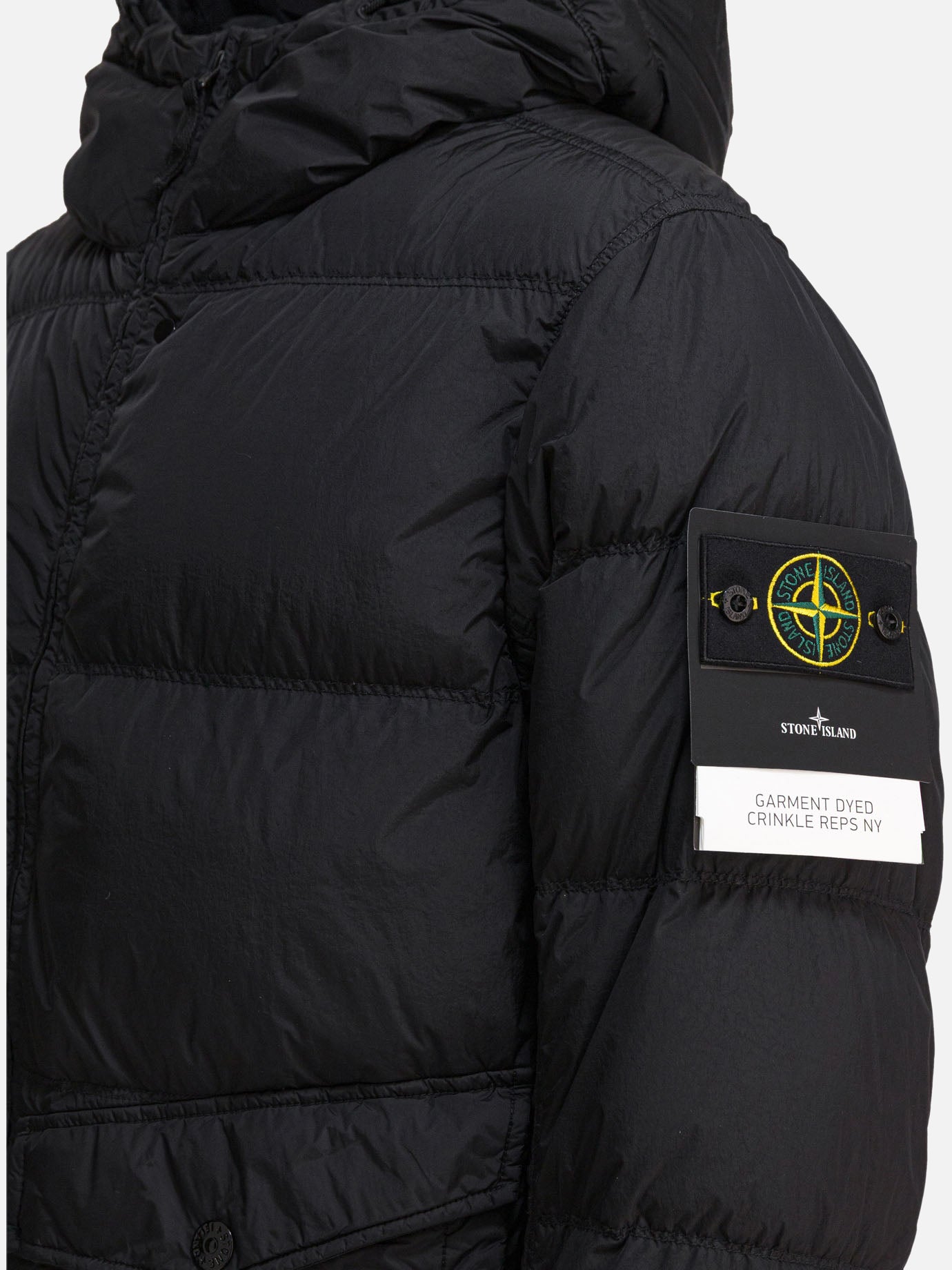Down jackets Logo  Black - Stone Island Men | PDP | VIETTI Online Store | thumbnail_4