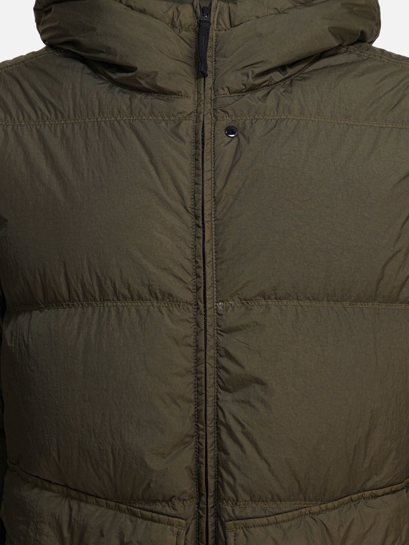 Piumini corti Logo  Verde - Stone Island Uomo | PDP | VIETTI Online Store | Zoom-Modal_3
