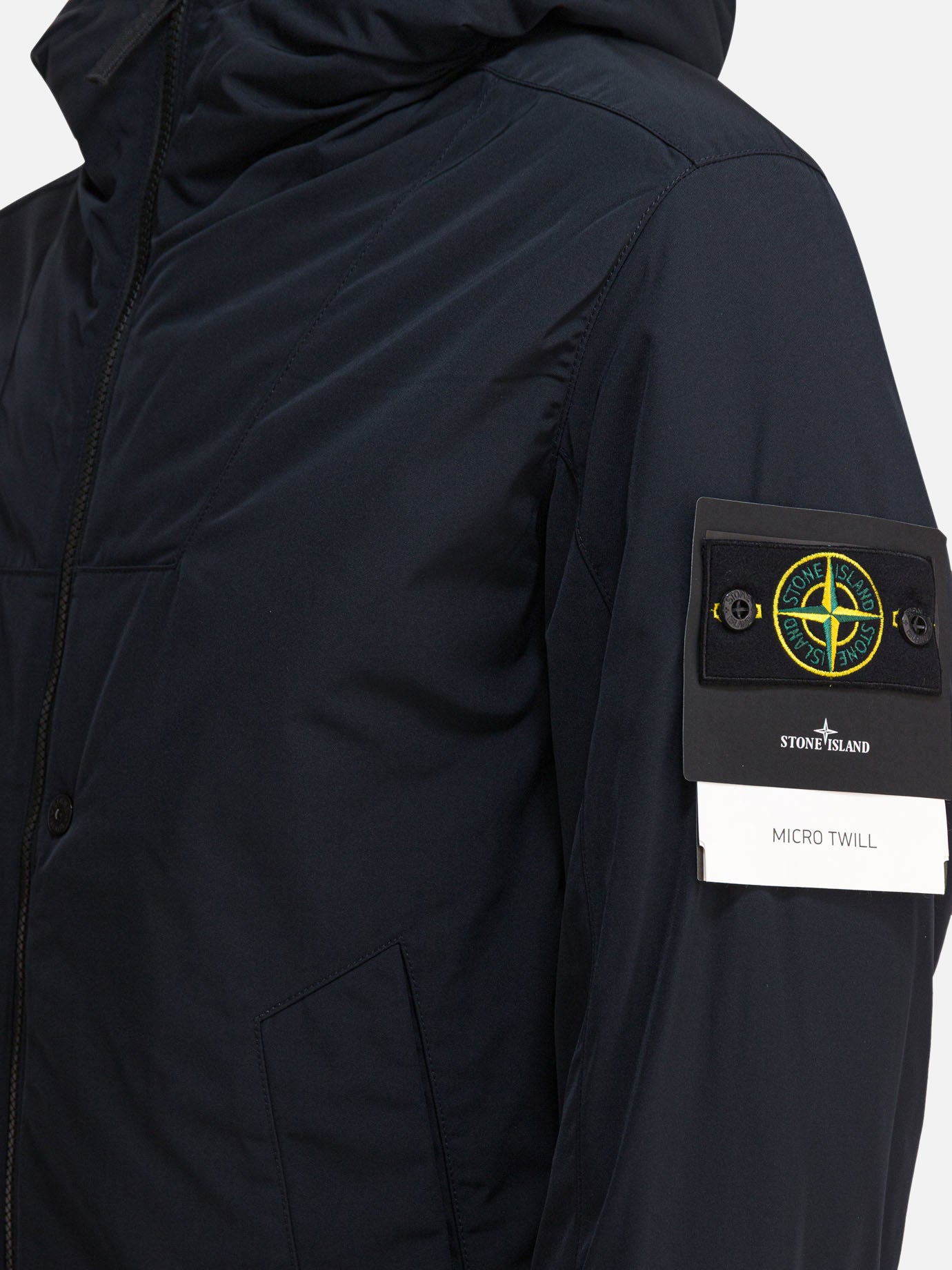 Stone Island Micro twill waterproof jacket 21805402_S Blue thumbnail_4