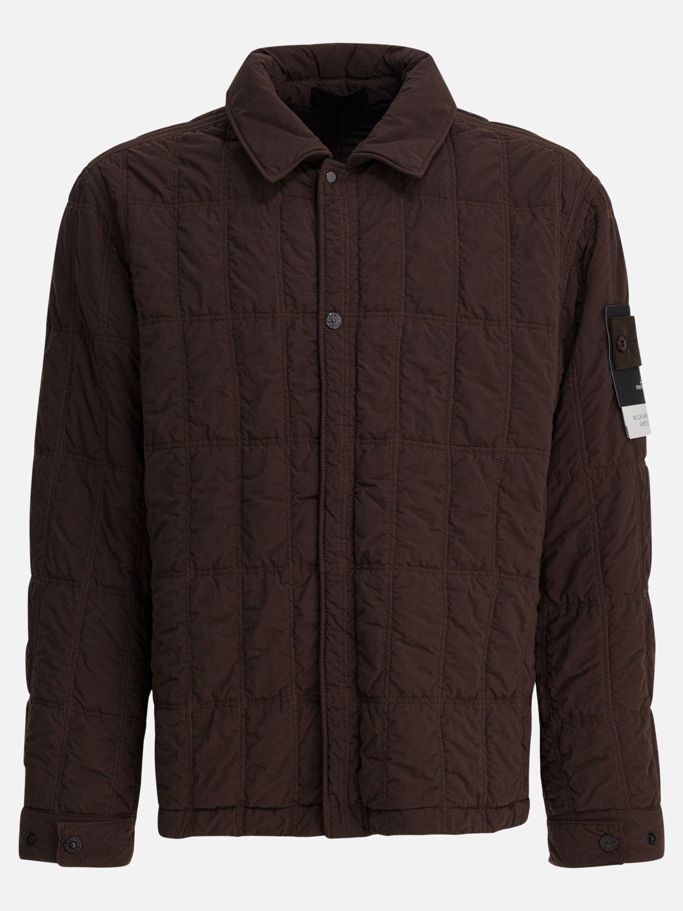 Short coats Logo  Brown - Stone Island Men | PDP | VIETTI Online Store | thumbnail