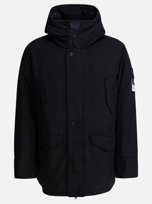 Down jackets Logo  Black - Stone Island Men | PDP | VIETTI Online Store 
