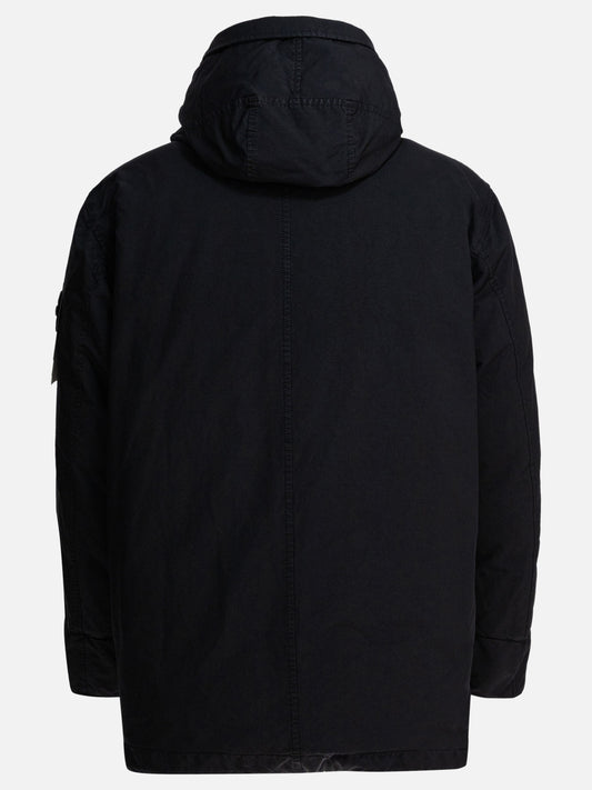 Down jackets Logo  Black - Stone Island Men | PDP | VIETTI Online Store | 2
