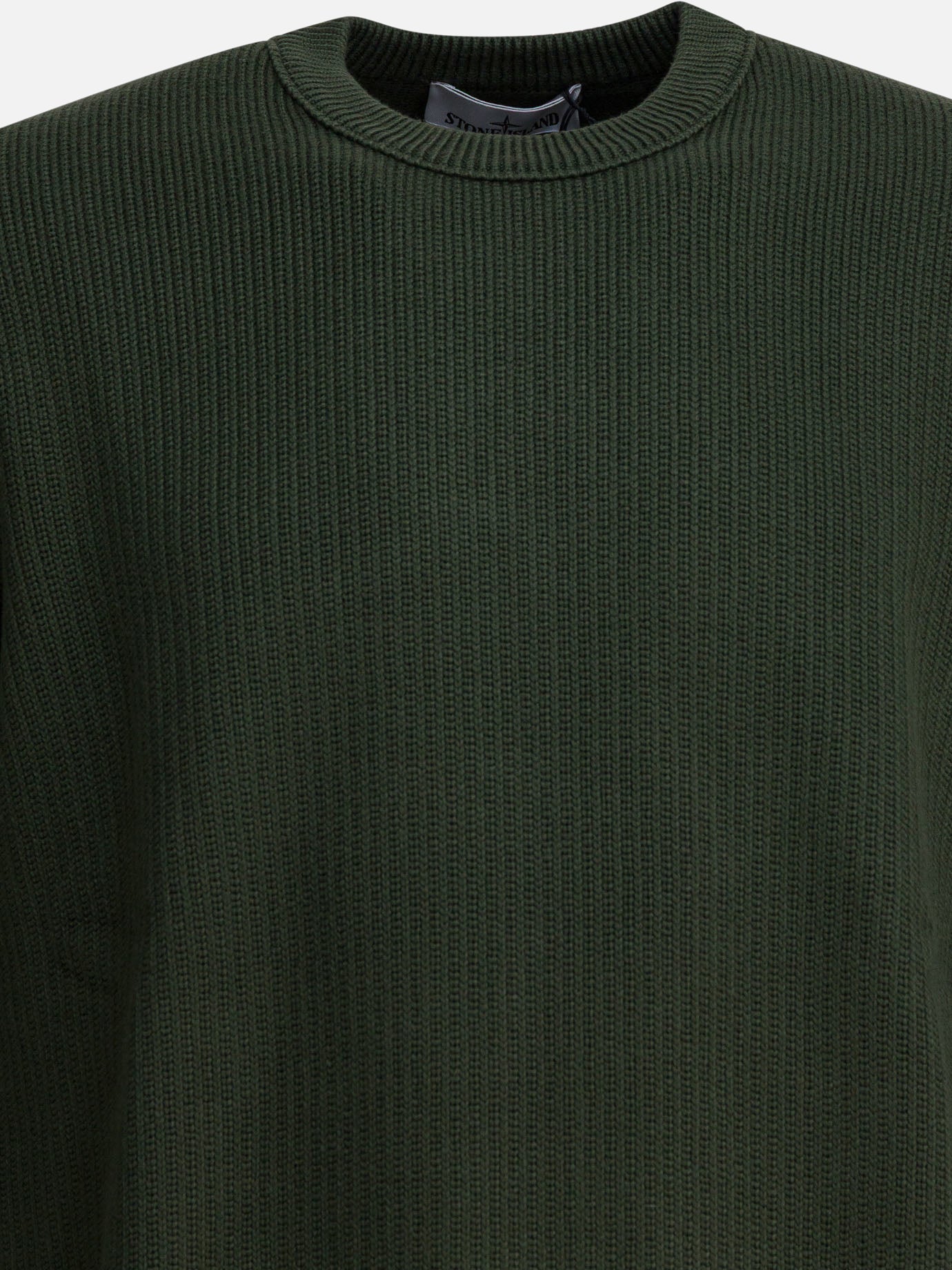 Maglioni girocollo Logo  Verde - Stone Island Uomo | PDP | VIETTI Online Store | thumbnail_3