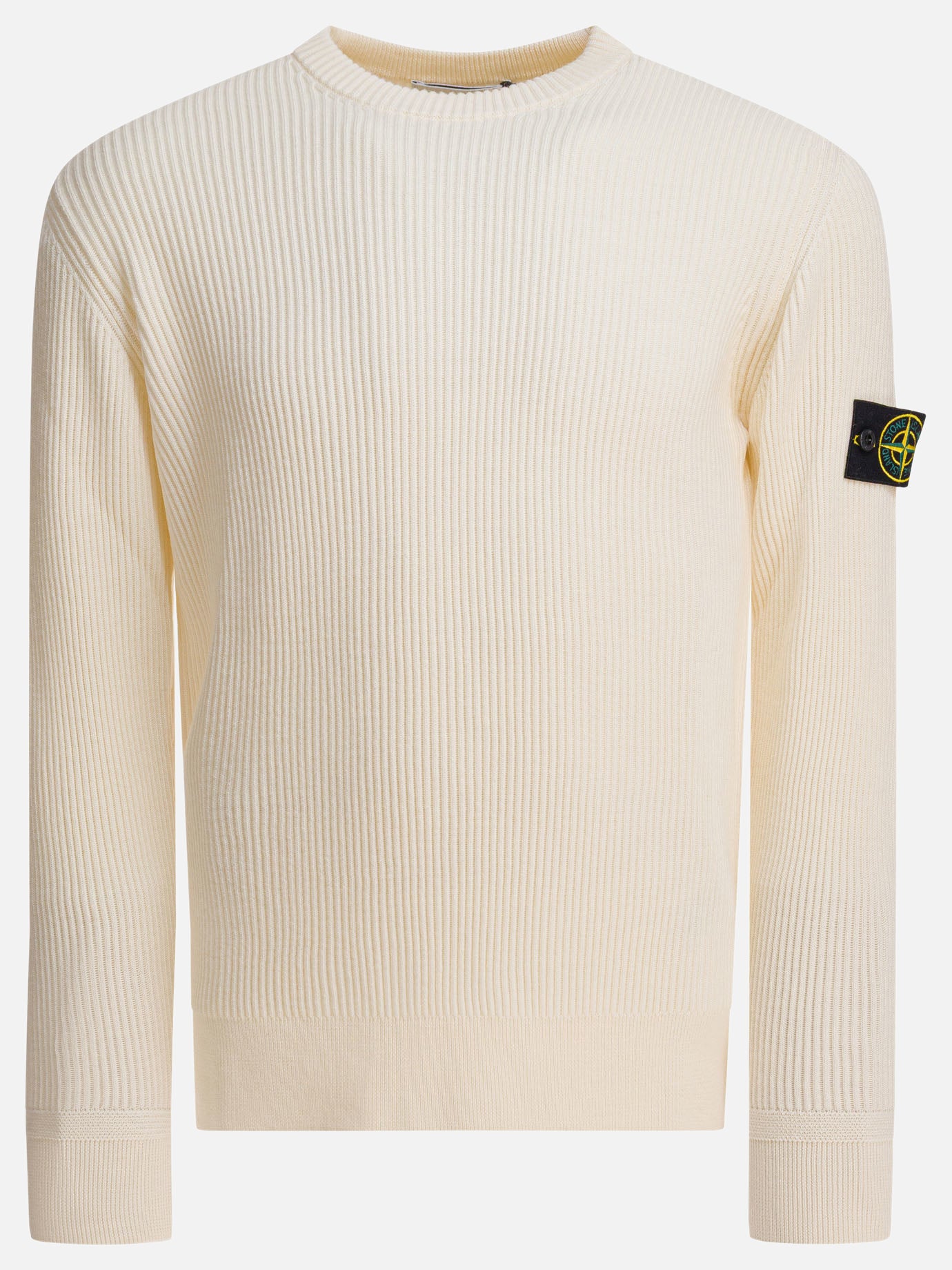 Stone Island Maglione girocollo in lana RWS 21149865_M White thumbnail_1