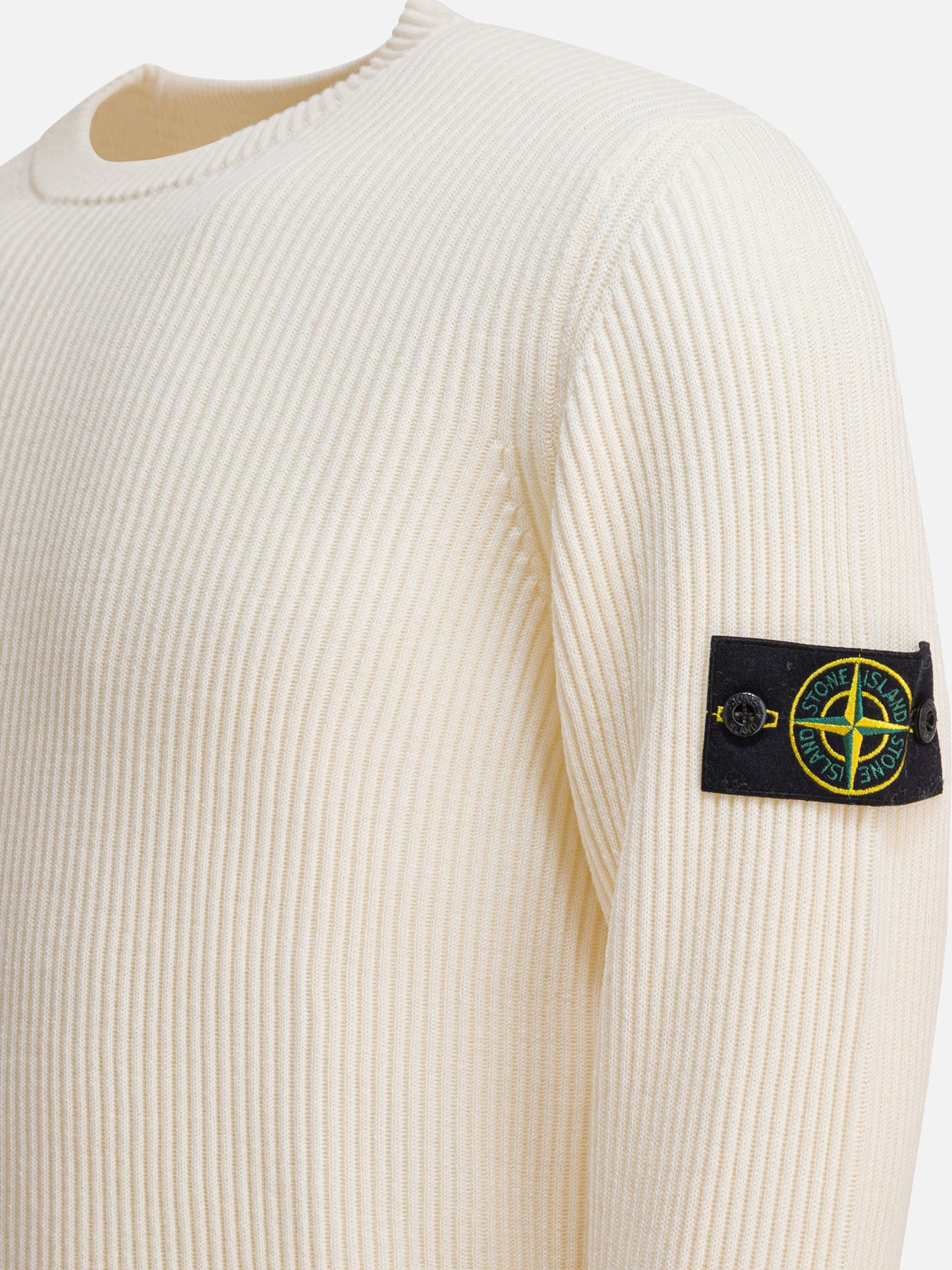 Stone Island Maglione girocollo in lana RWS 21149865_M White thumbnail_4