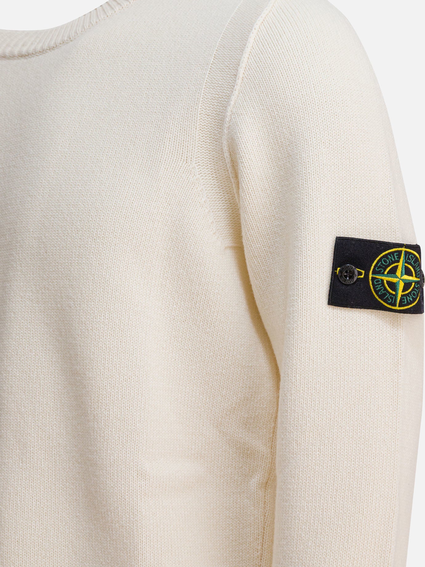 Stone Island Maglione girocollo in lana 29432737_M White thumbnail_4