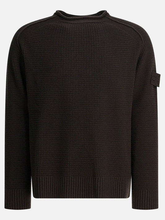Maglioni girocollo Logo  Marrone - Stone Island Uomo | PDP | VIETTI Online Store 
