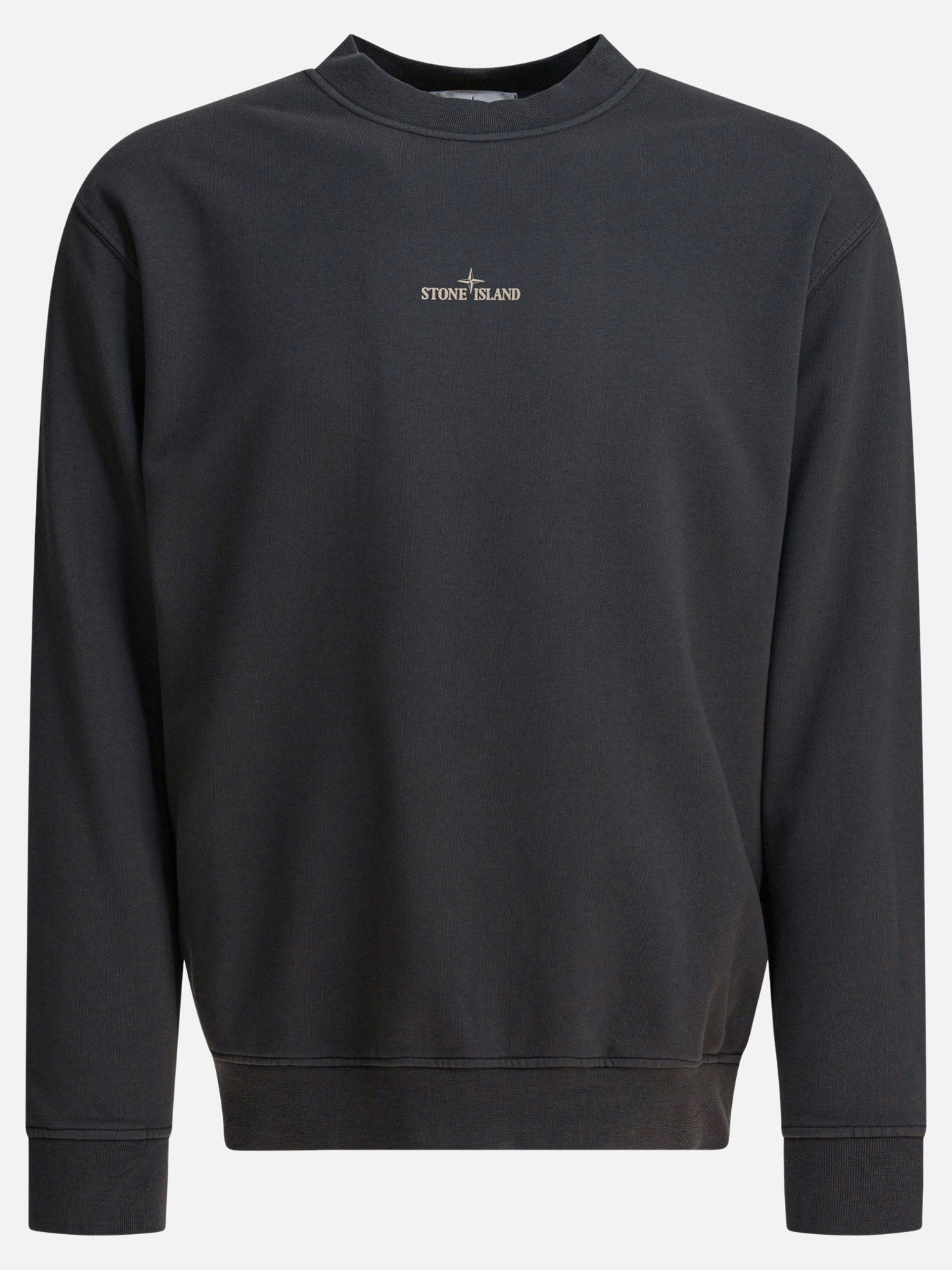 Felpe girocollo Logo  Grigio - Stone Island Uomo | PDP | VIETTI Online Store | Zoom-Modal
