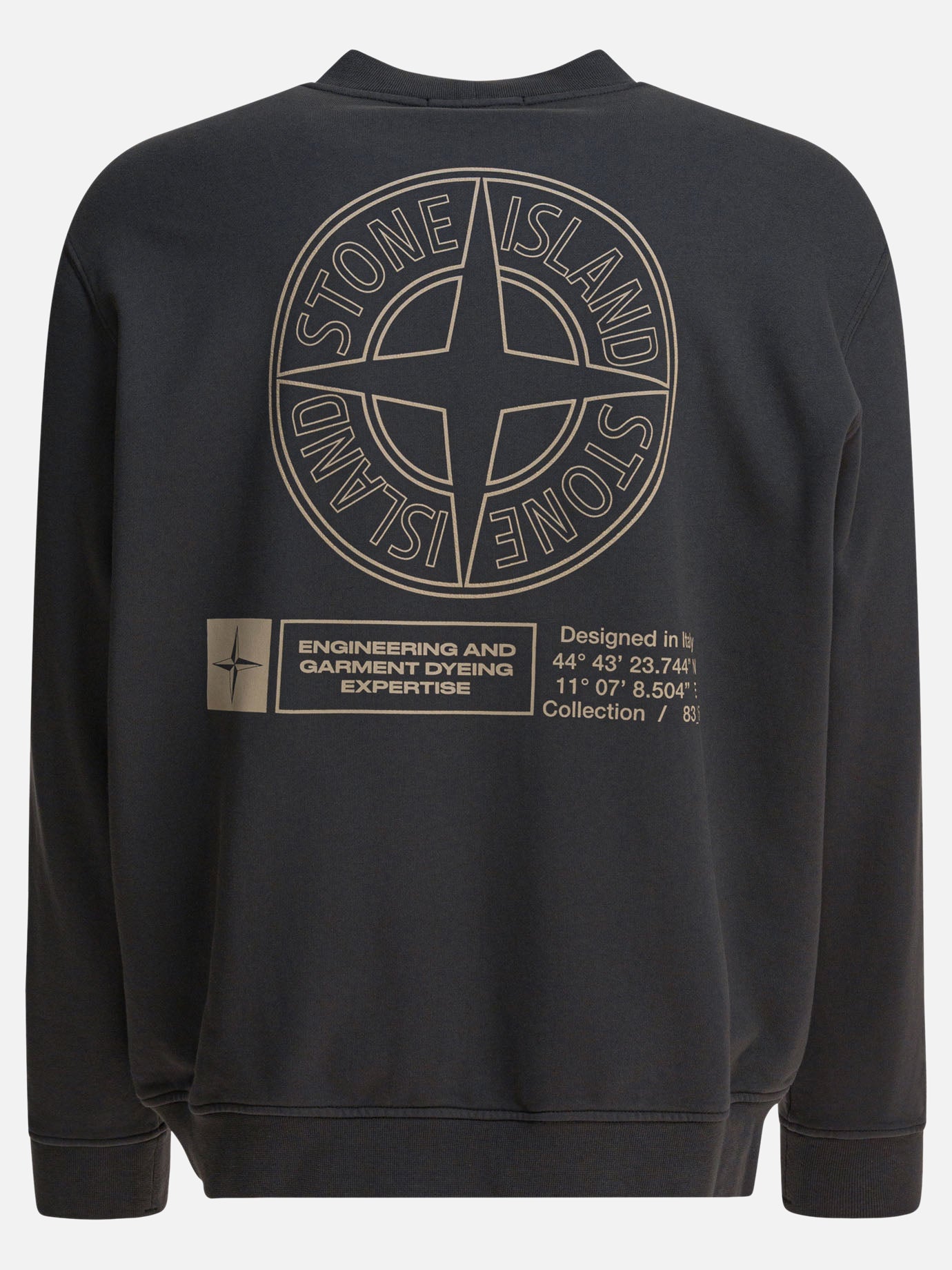 Felpe girocollo Logo  Grigio - Stone Island Uomo | PDP | VIETTI Online Store | thumbnail_2
