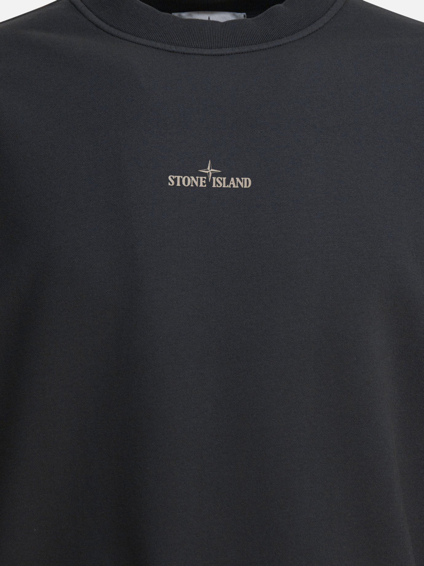 Felpe girocollo Logo  Grigio - Stone Island Uomo | PDP | VIETTI Online Store | thumbnail_3