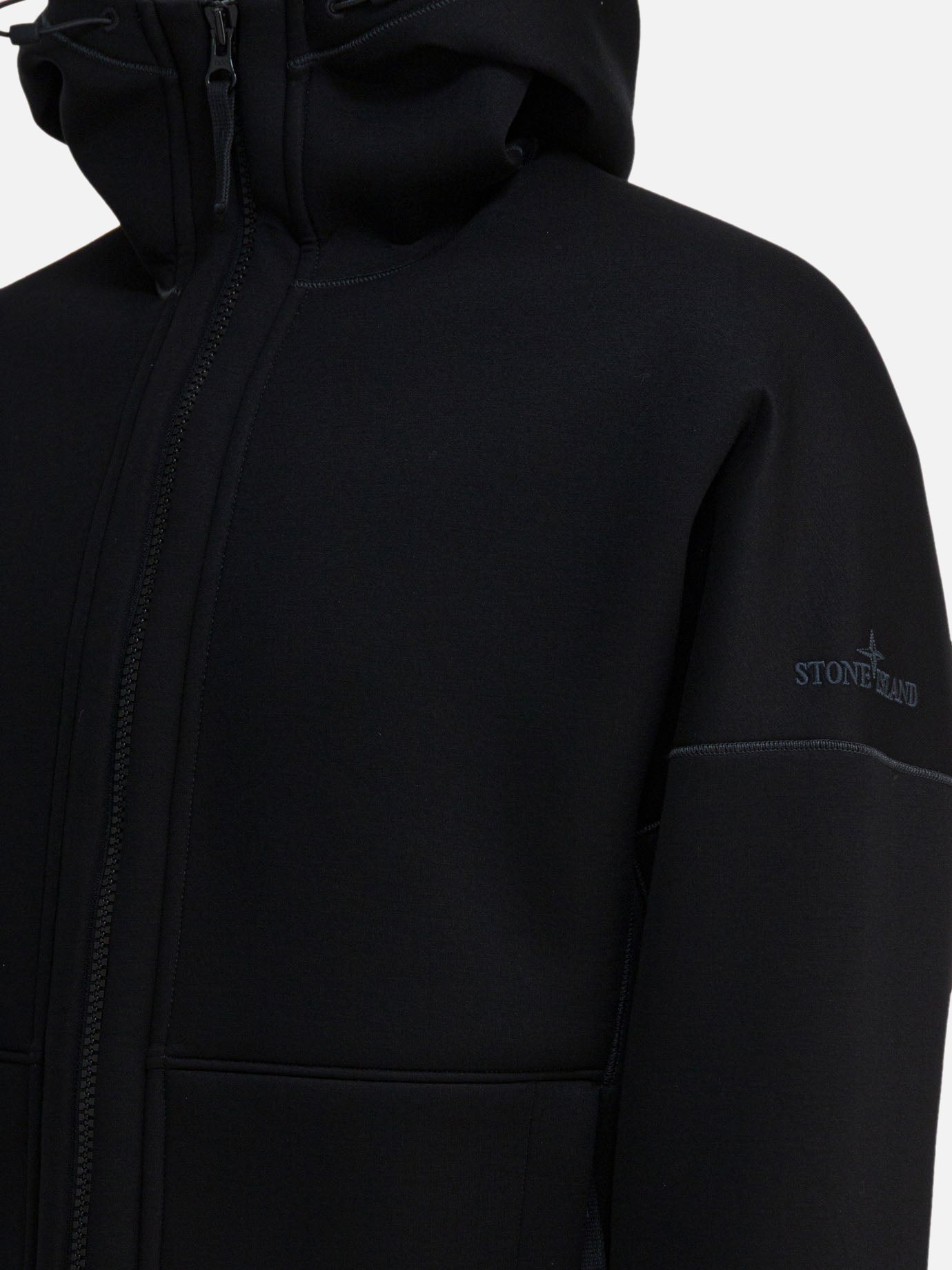 Quilted & Utility Jackets Solid colour  Black - Stone Island Men | PDP | VIETTI Online Store | Zoom-Modal_4
