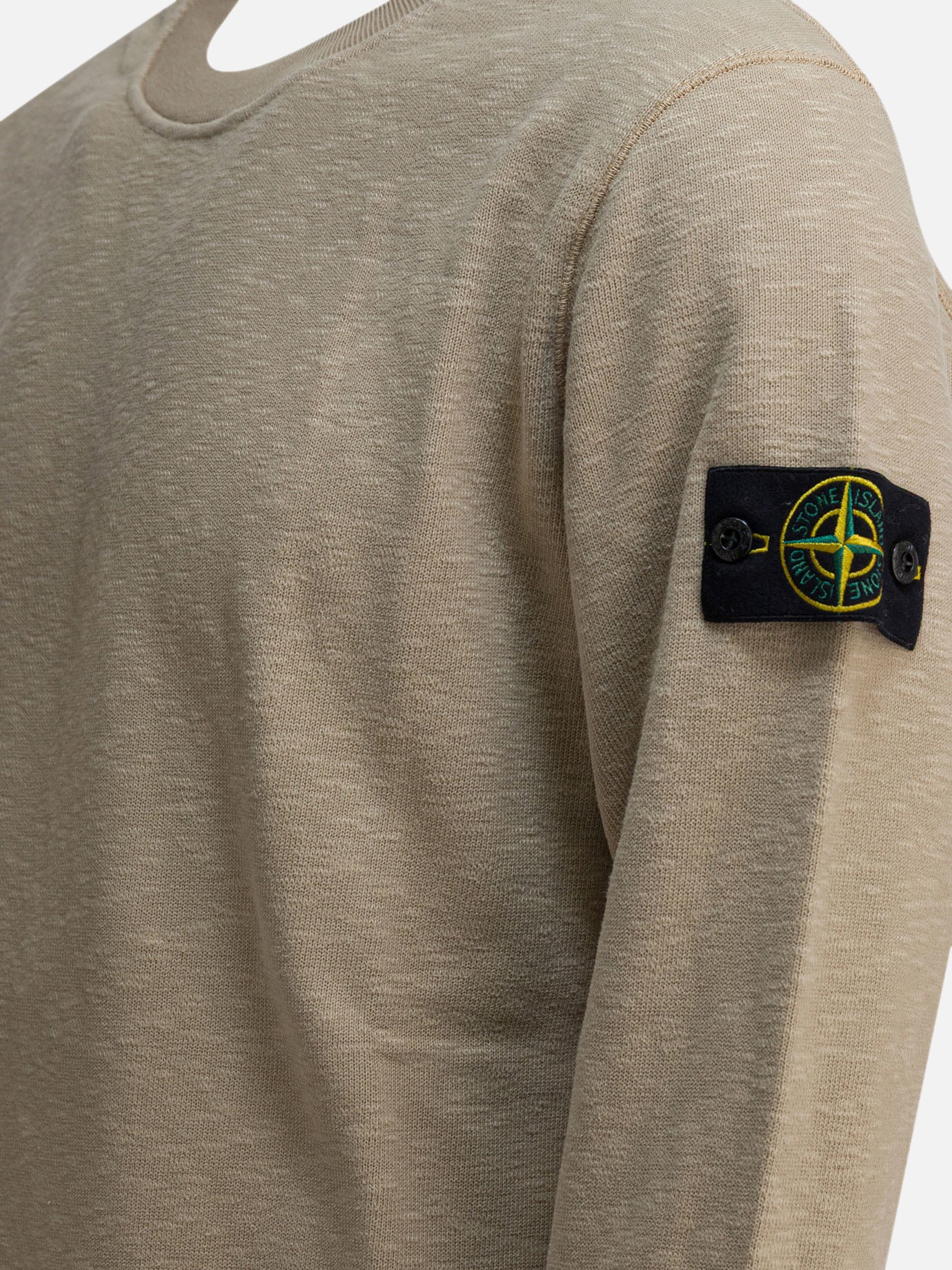 Crewnecks Logo  Beige - Stone Island Men | PDP | VIETTI Online Store | Zoom-Modal_4
