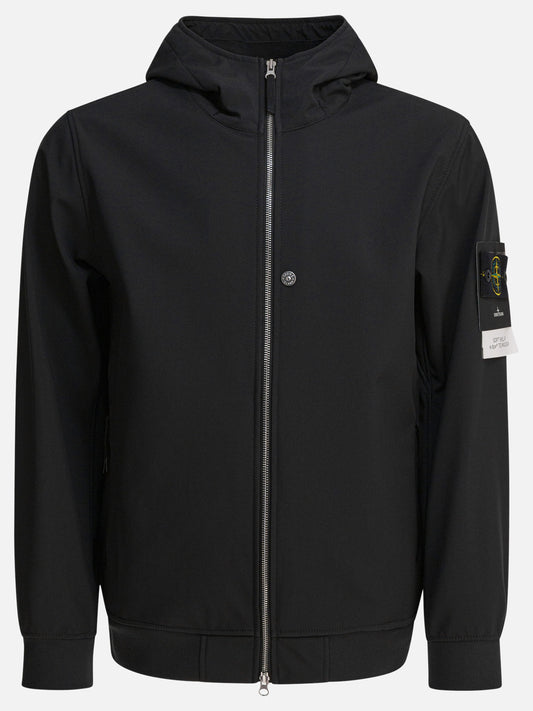 Quilted & Utility Jackets Logo  Black - Stone Island Men | PLP | VIETTI Online Store 
