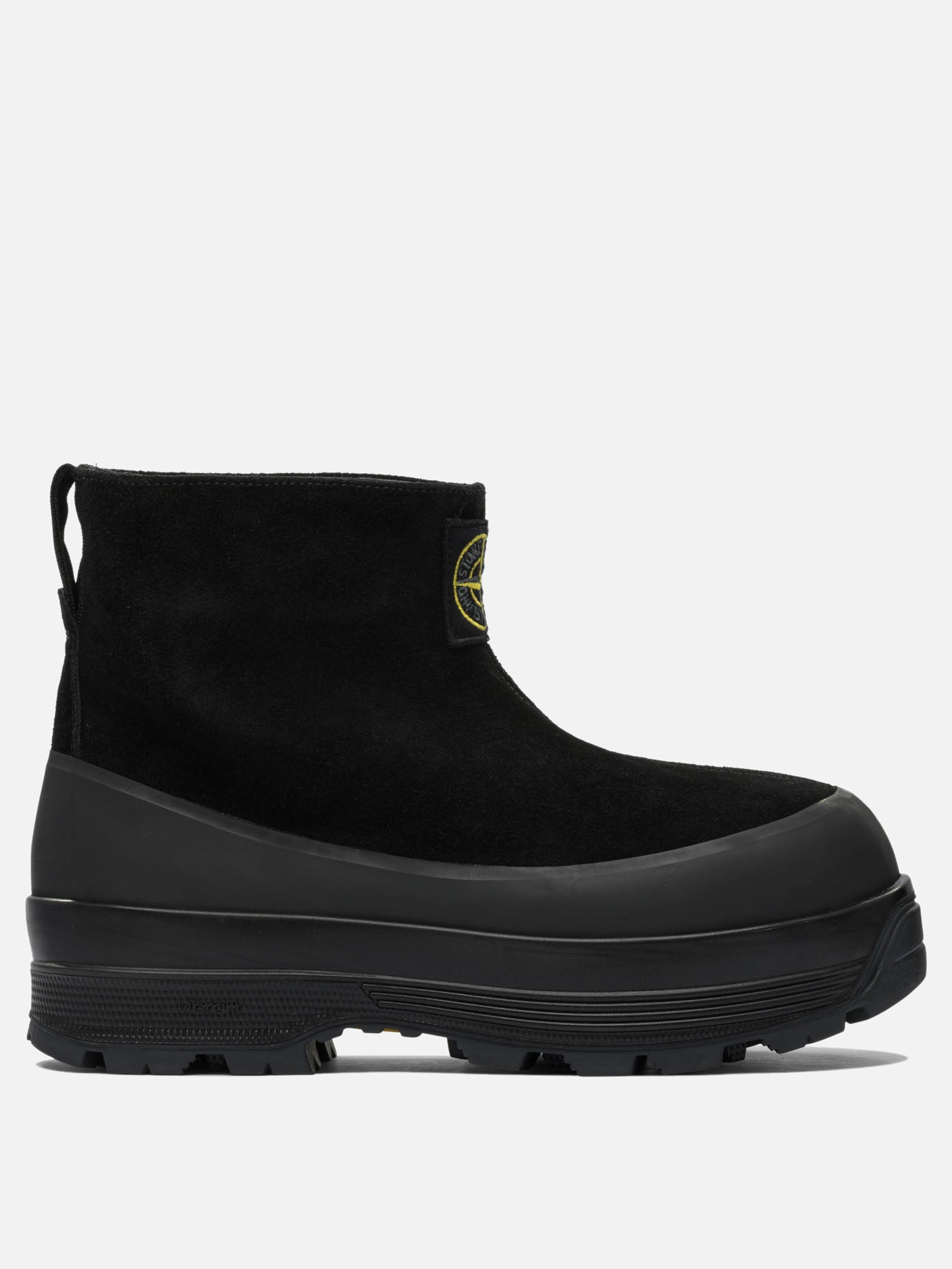 Stivaletti da pioggia 100% calf leather - 100% rubber  Nero - Stone Island Uomo | PDP | VIETTI Online Store | thumbnail