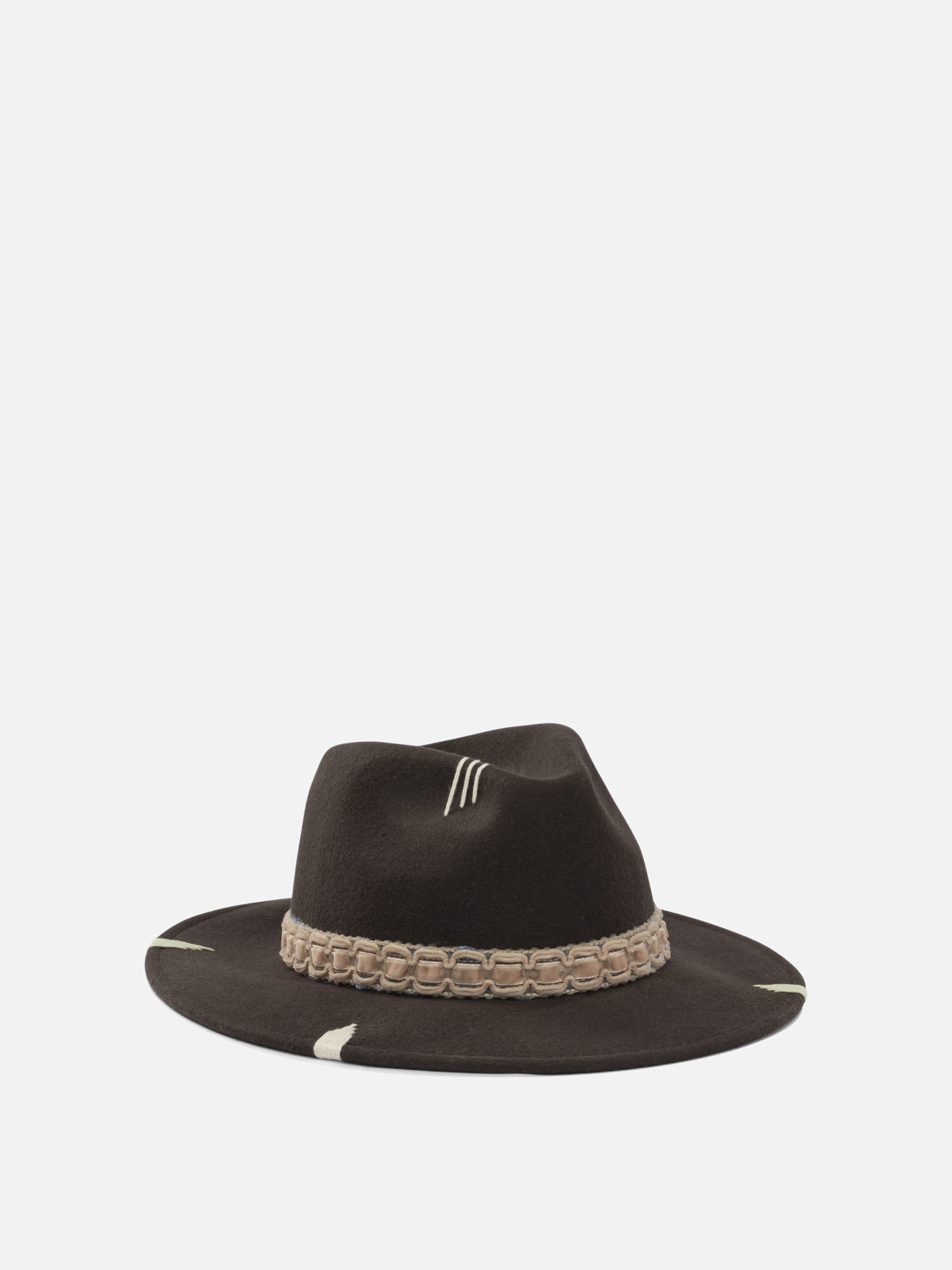 Classic hats 100% wool  Brown - The Hat Gang Women | PDP | VIETTI Online Store | Zoom-Modal_2
